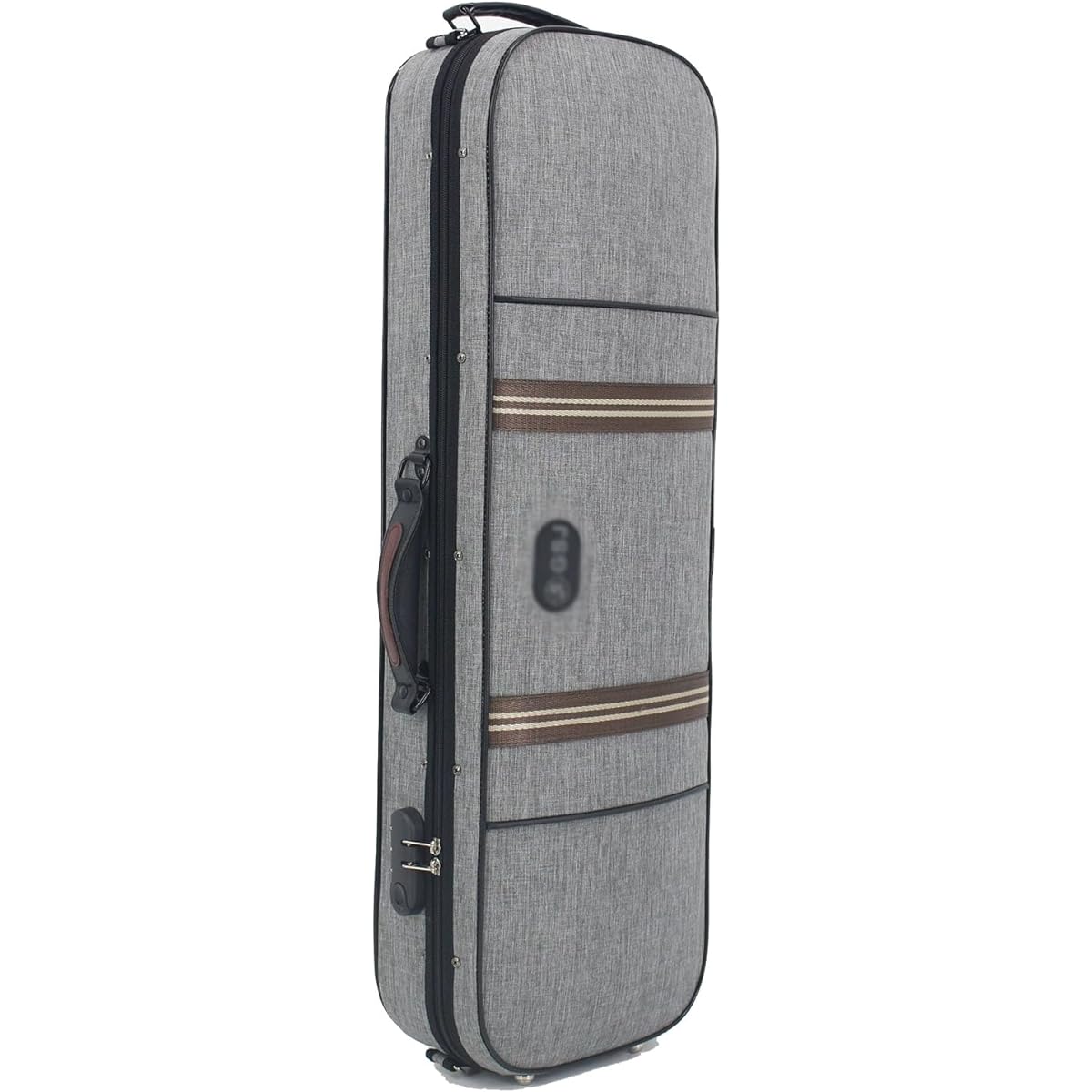 Violin Case Lightweight Portable Handheld Oxford Cloth Velour Lined 4/4 Violin Case