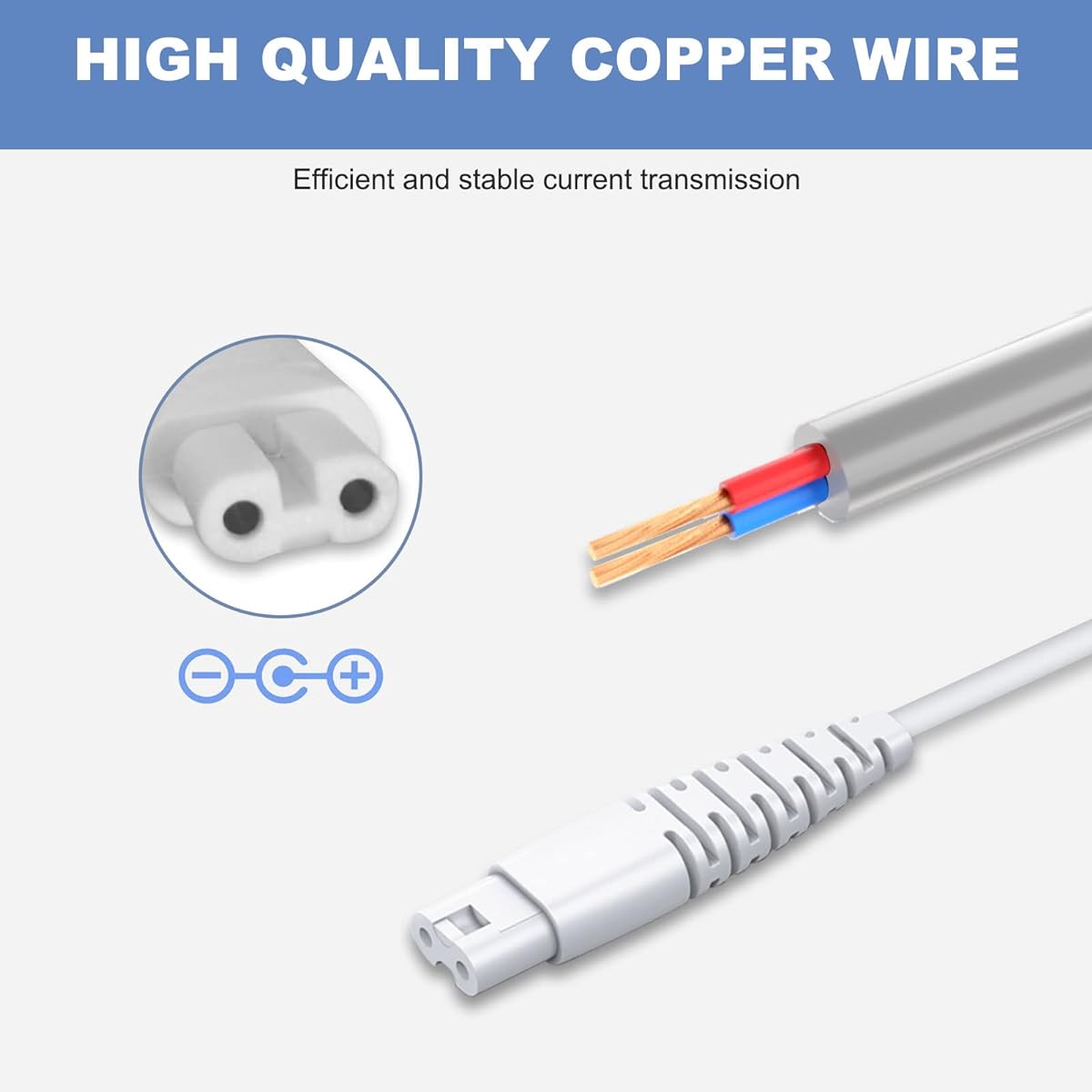 HV270 Charger Replacement Hitachi Magic Wand HV-270 Rechargeable Cordless Massager Power Adapter Supply Cord (HV270 Only)