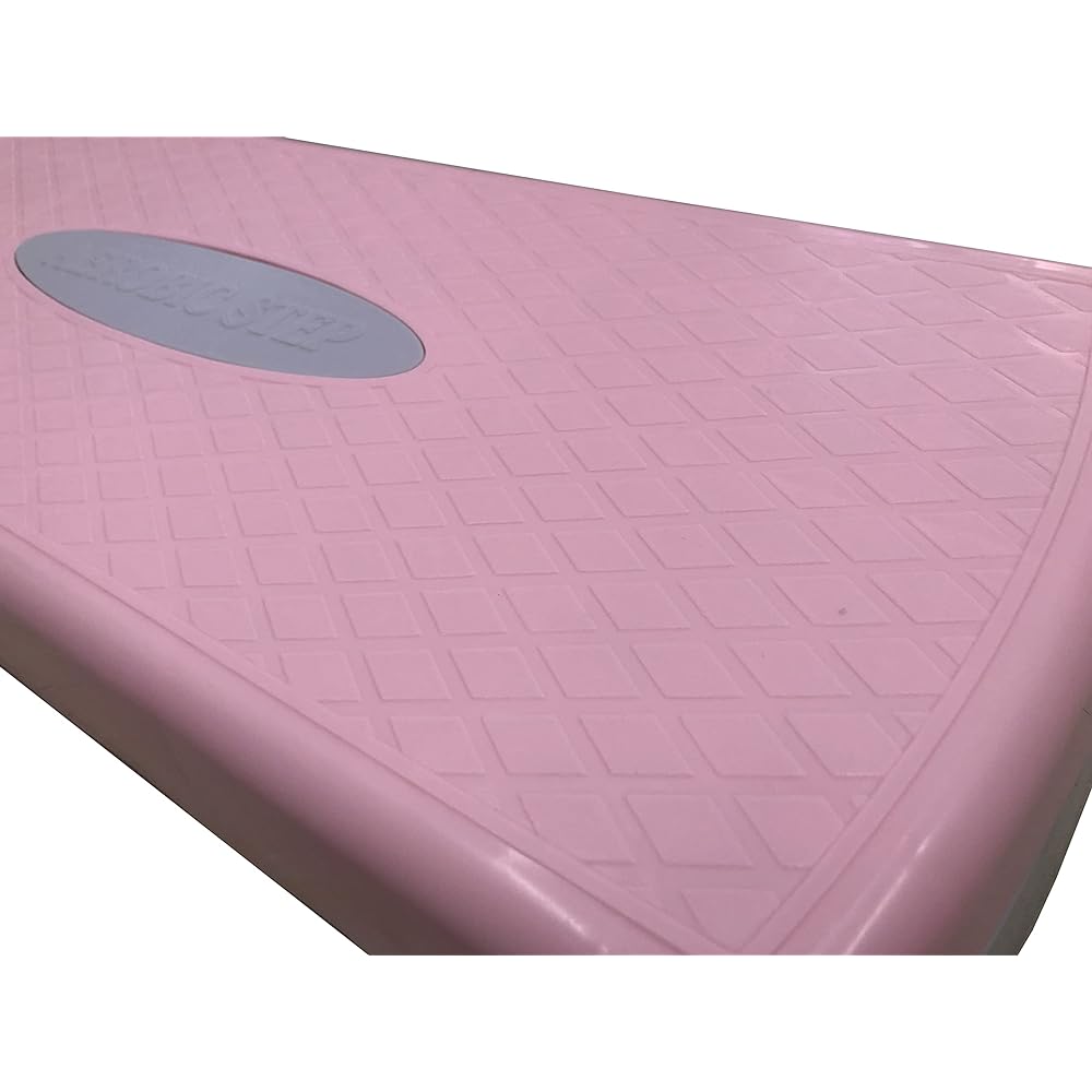 NatuRani Multi-purpose Exercise Step Pink NR-2303 Length: Approx. 68cm x Depth: Approx. 28cm x Height: 2-level adjustment of 10cm and 15cm