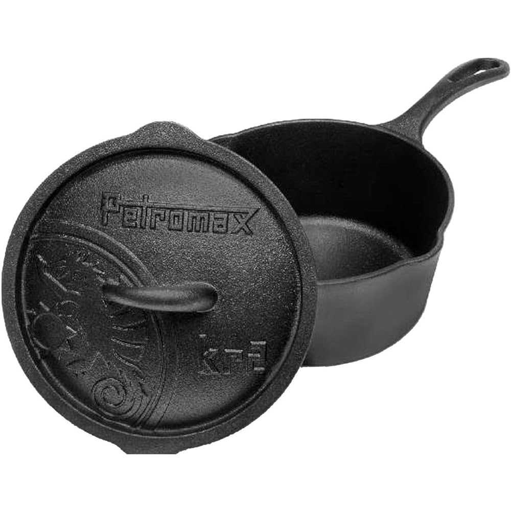 PETROMAX Outdoor Camping Cookware Cast Iron Saucepan/Trivet [Genuine Japanese Product]