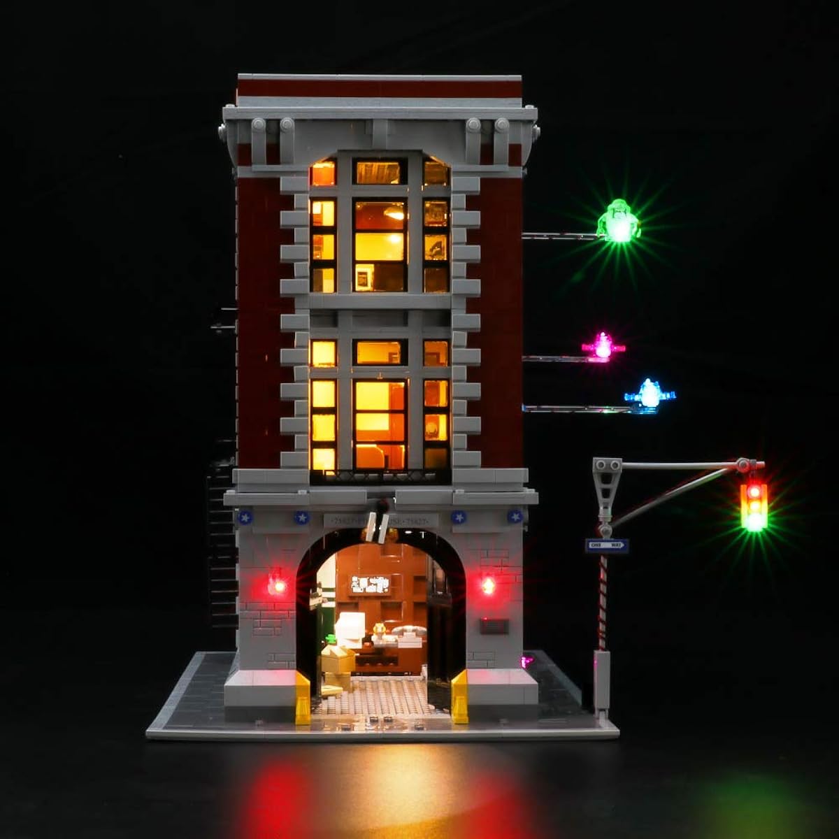 BRIKSMAX LED Light Kit for Ghostbusters Fire Department - Compatible with Lego 75827 (LEGO Set Not Included)