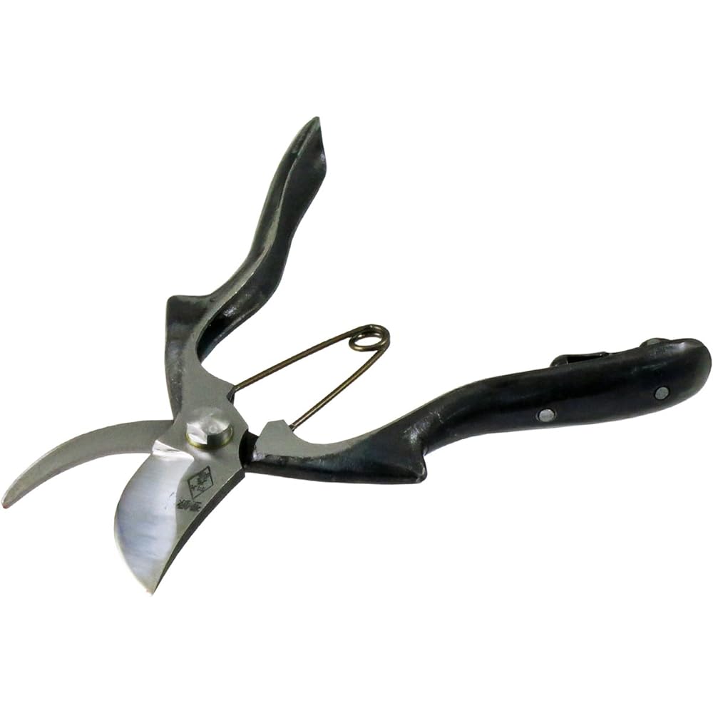 KONYO Hanasui Forged Pruning Shears, Shoulder Type, Metal Clasp, 200mm