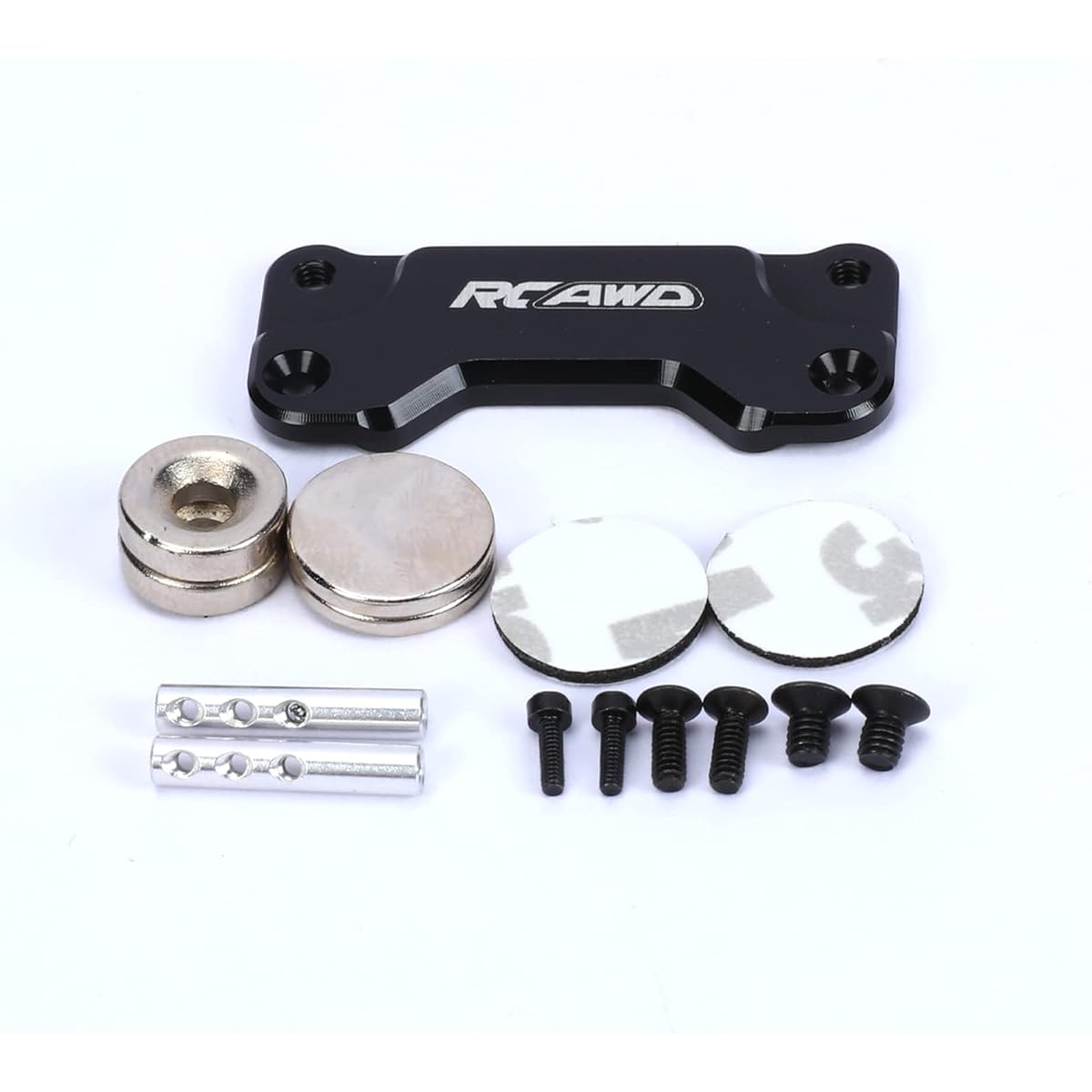 RCAWD SCX24 C10 Magnetic Body Post Set for Axial 1/24 SCX24 Black