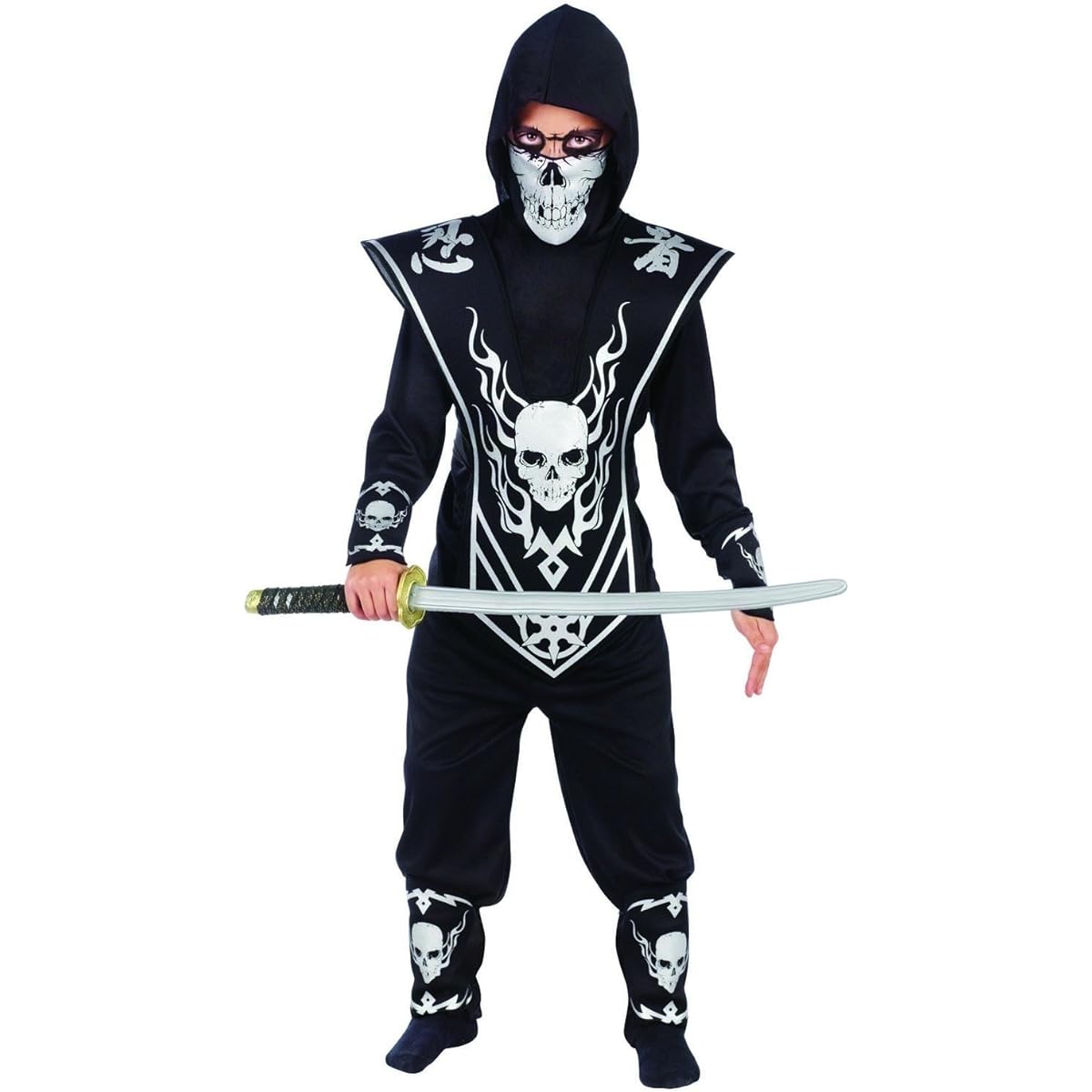 Skull Lord Ninja Child Costume Skull Lord Ninja Child Costume♪Halloween♪Size: Small (4-6)