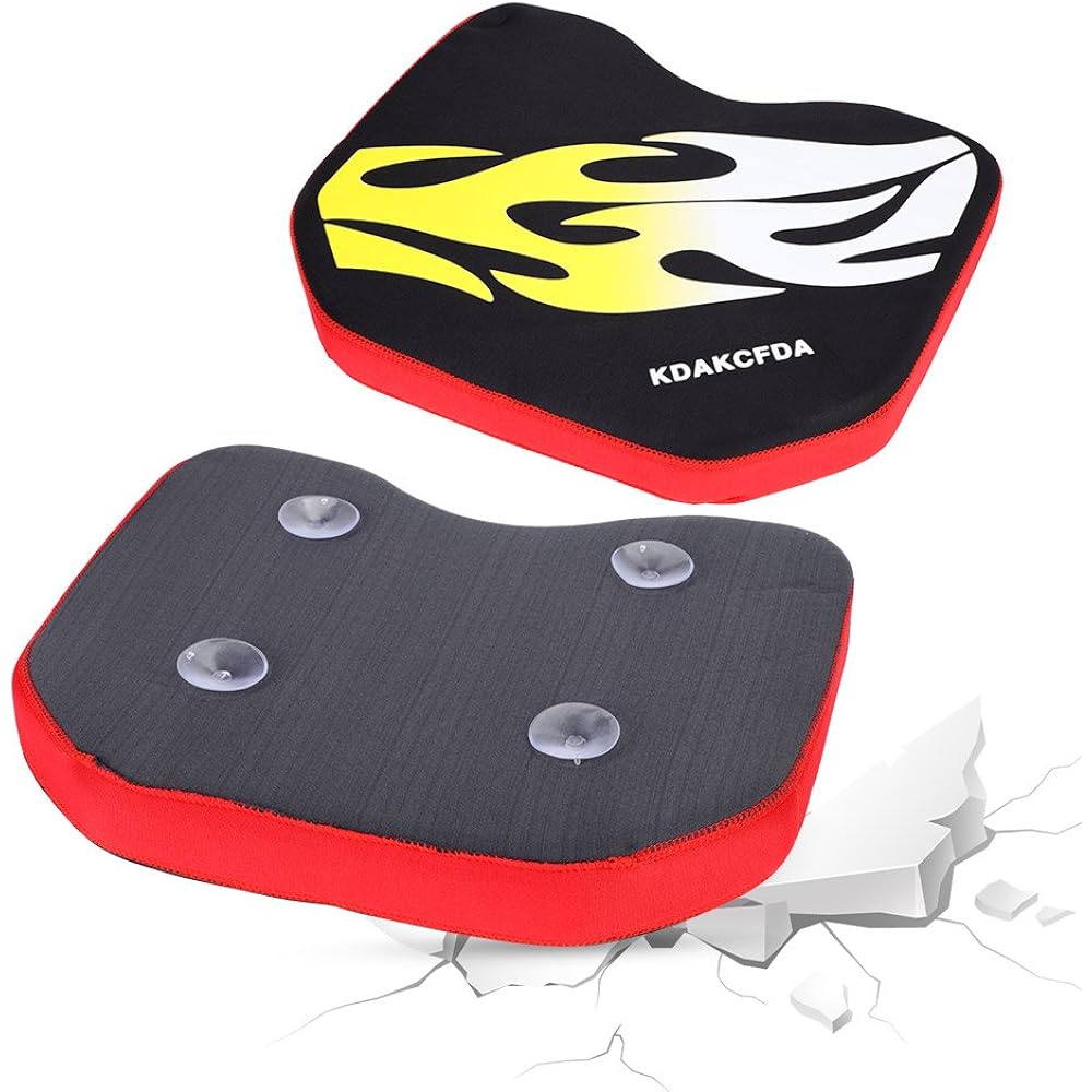 Boat Seat Cushion Pad Comfortable Waterproof Fishing Seat Cushion for Kayaking Outdoor Camping 3 Colors (Flame) Kayak
