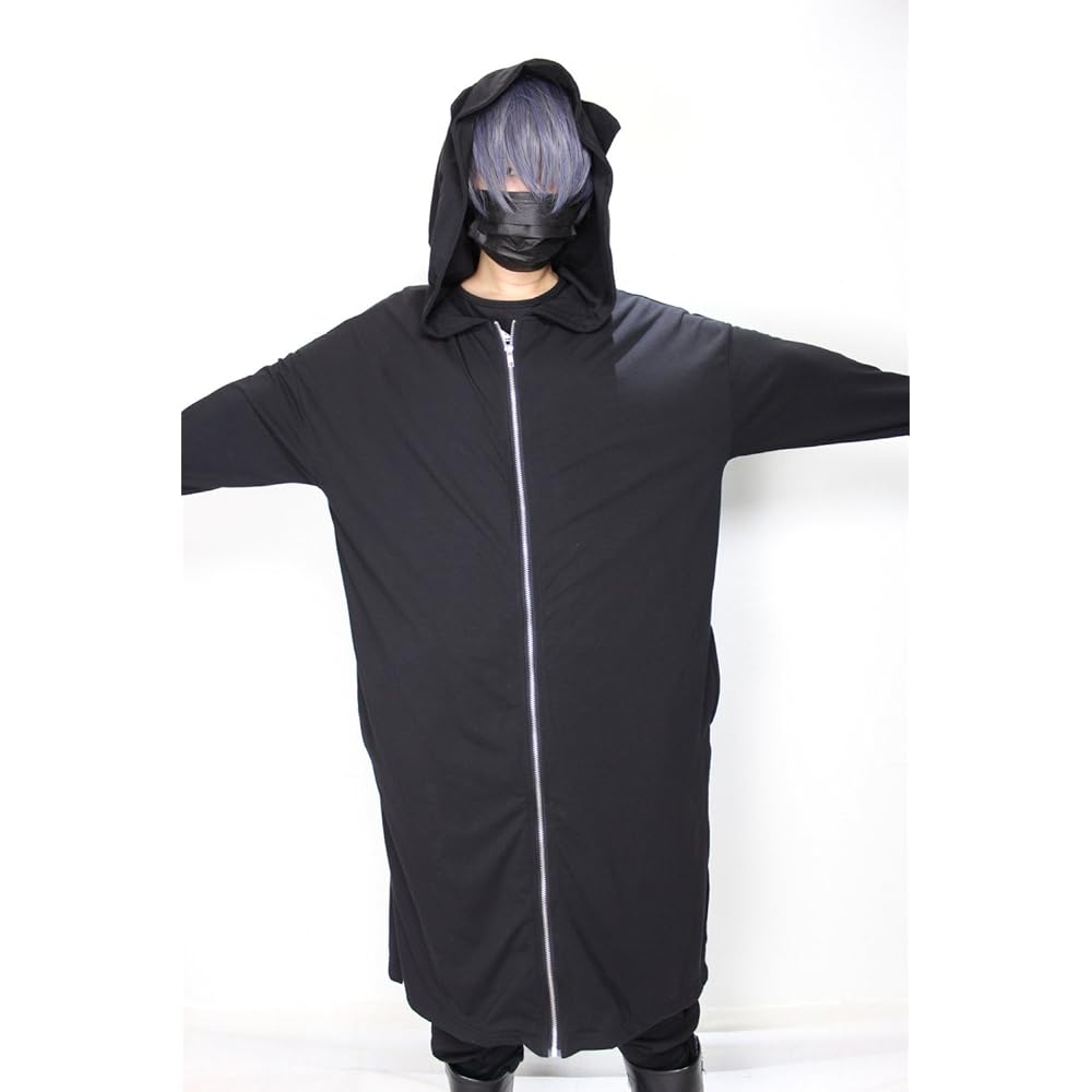 [Rosiate] Cat ears and tail † Long parka † Cat magician † Men's and women's thin cat ears long coat
