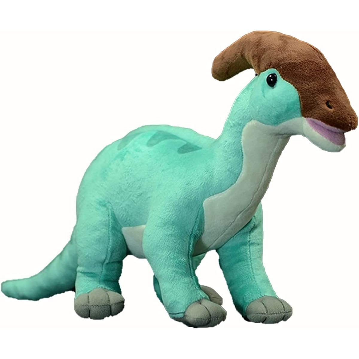 Little Heart Simulation Parasaurolophus Plush Toy 15inch Parasaurolophus Dragon Stuffed Animals Realistic Doll Home Decor Collectibles Soft Kids Boys