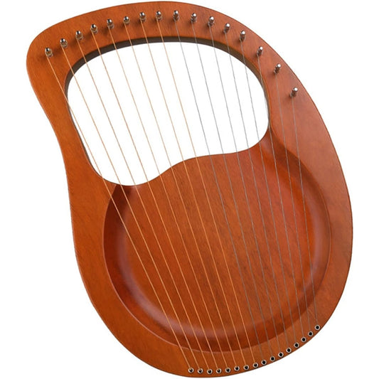 WowZza 16 String Plate Lyra Beginner Portable Solid Wood Veneer Small Harp Lyra Harp Beginner/1