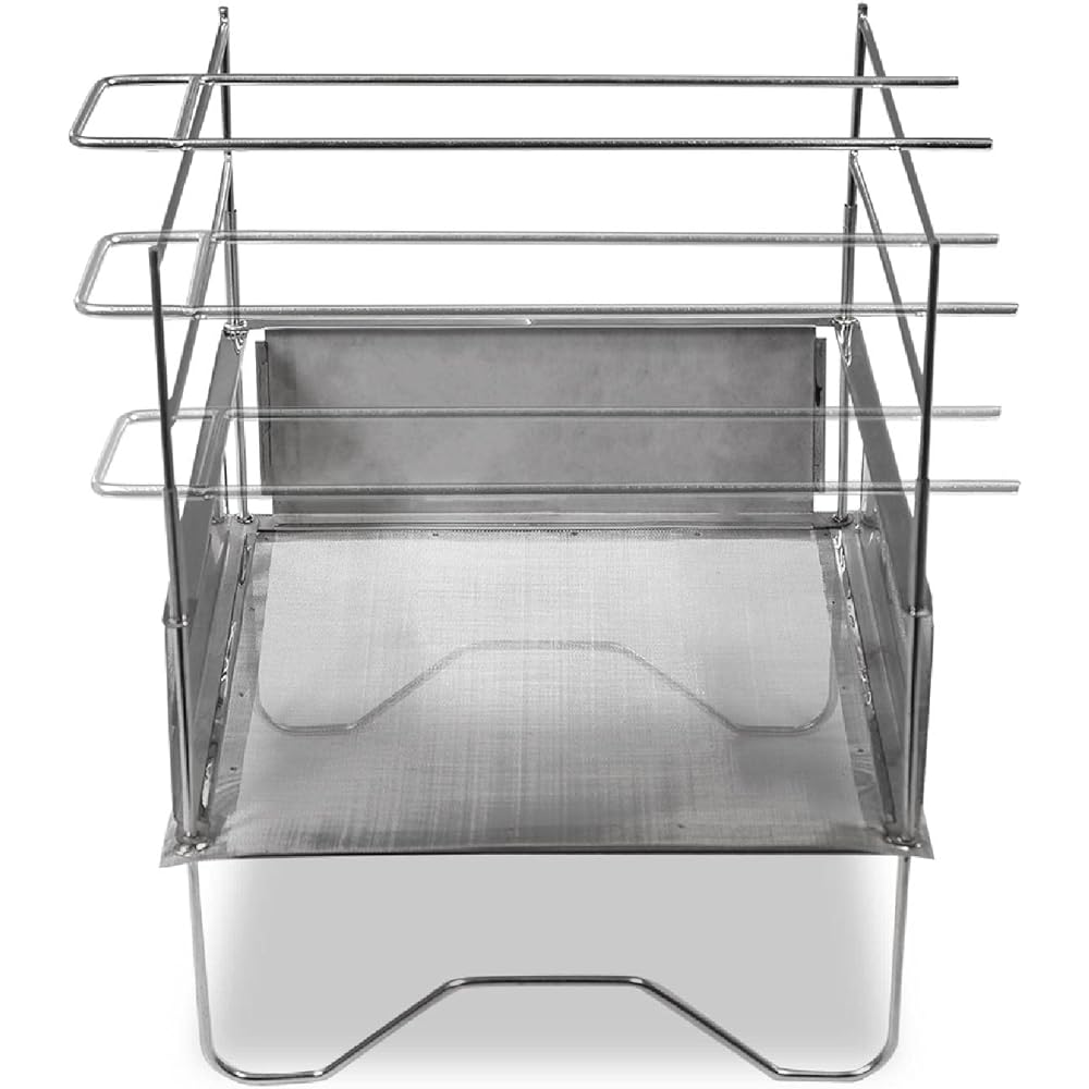 HAC 3WAY Outdoor Multi Grill HAC3093 Silver Approx. W28 x D23.5 x H30cm