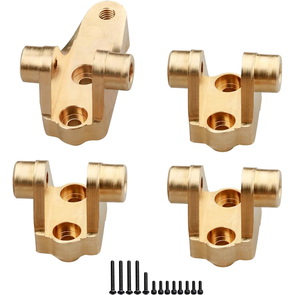 Heavy Duty Brass Front Rear Axle Lower Shock Mount for TRX-4 Upgrade