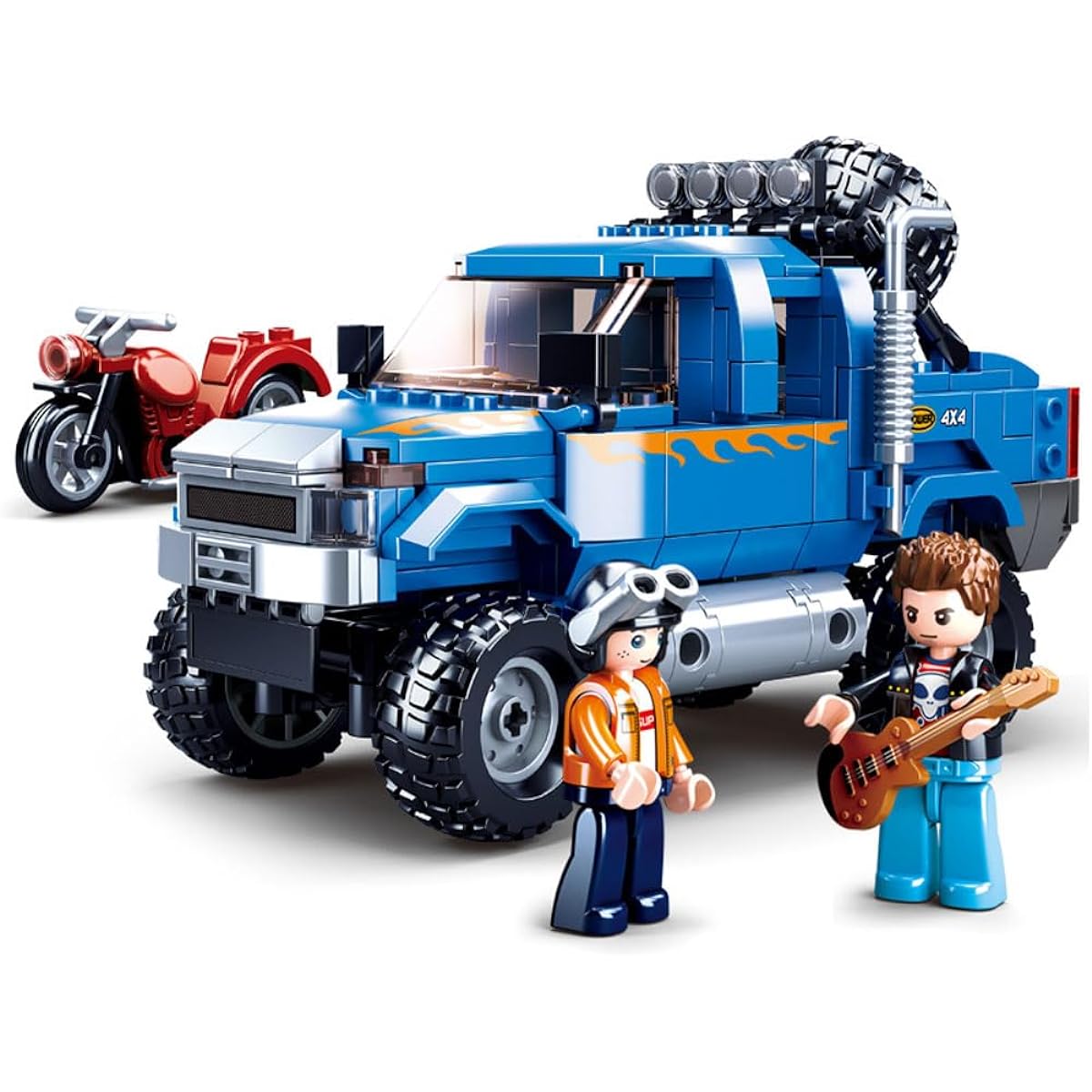 ENHANA Building Blocks Off-Road Vehicle Tech Model Car Brick Toy Off-Road Building Kit Race Car, MOC Building Kit Creative Gift for Boys or Girls Ages 6+ 361 Pieces