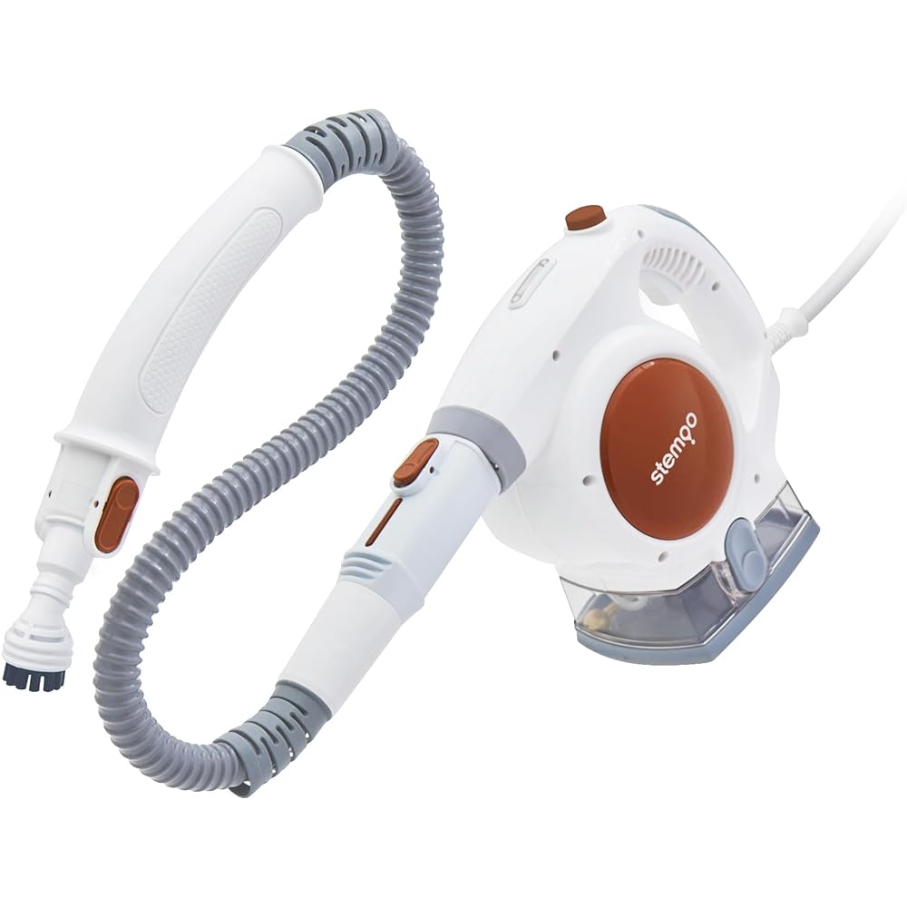 STEMOO High Temperature Steam Cleaner/Multifunctional Steam Cleaner/Steam Mop Steam sterilization, floor cleaning, entrance cleaning, limescale/oil stain cleaning, can be used anywhere in the house/many attachments, multi-purpose in one unit 351605 Red