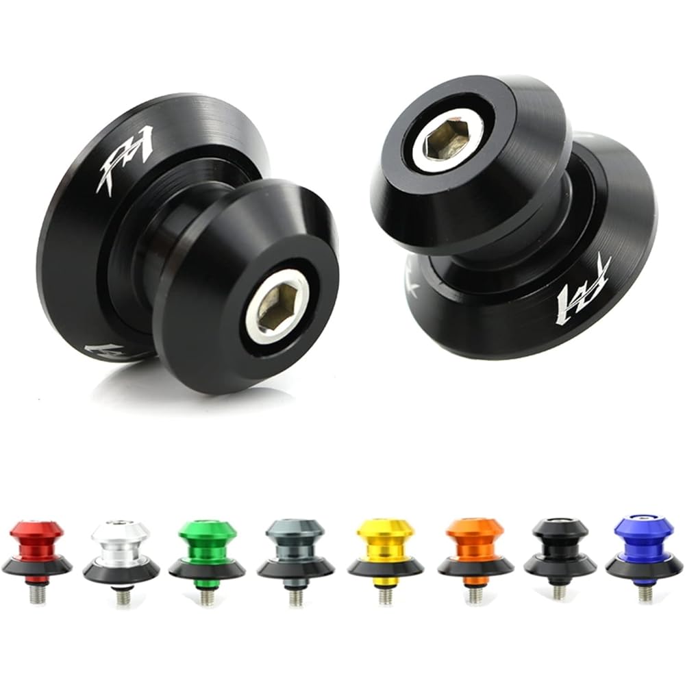 Stand Screw Slider CNC Motorcycle Mount is perfect for Yamaha FZR400 FZR600 FZR750RT FZR1000 Swing Arm Screw Spool Slider Swing Arm Stand Spool (Color: Gold)
