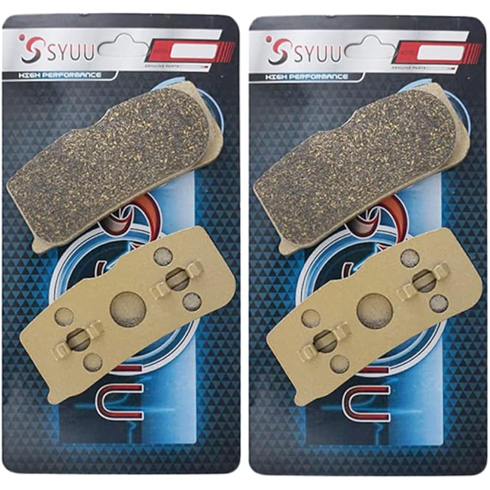 SYUU Motorcycle Replacement Front Rear Brake Pad Brake, Can Am Spyder RS SE5/SM5/Phantom Black 08-09 FA474F FA473R