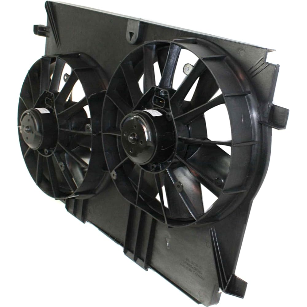 Radiator Fan Assembly for Chevrolet Camaro 98-02/Chevrolet Corvette 97-04 Dual 5.7L Engine.