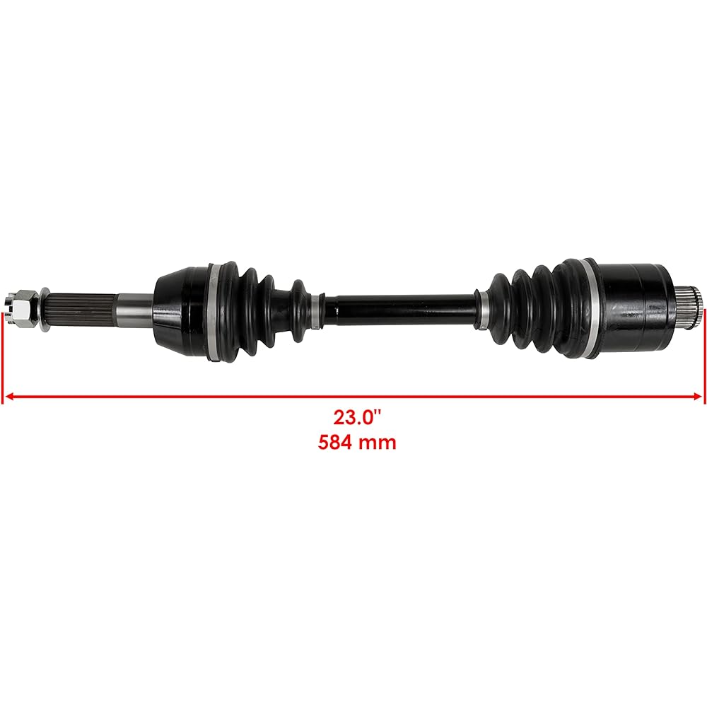 Caltric Rear Left and Right CV Joint Axle with Bearing Compatible with Polaris Sportsman 570 Efi 2014