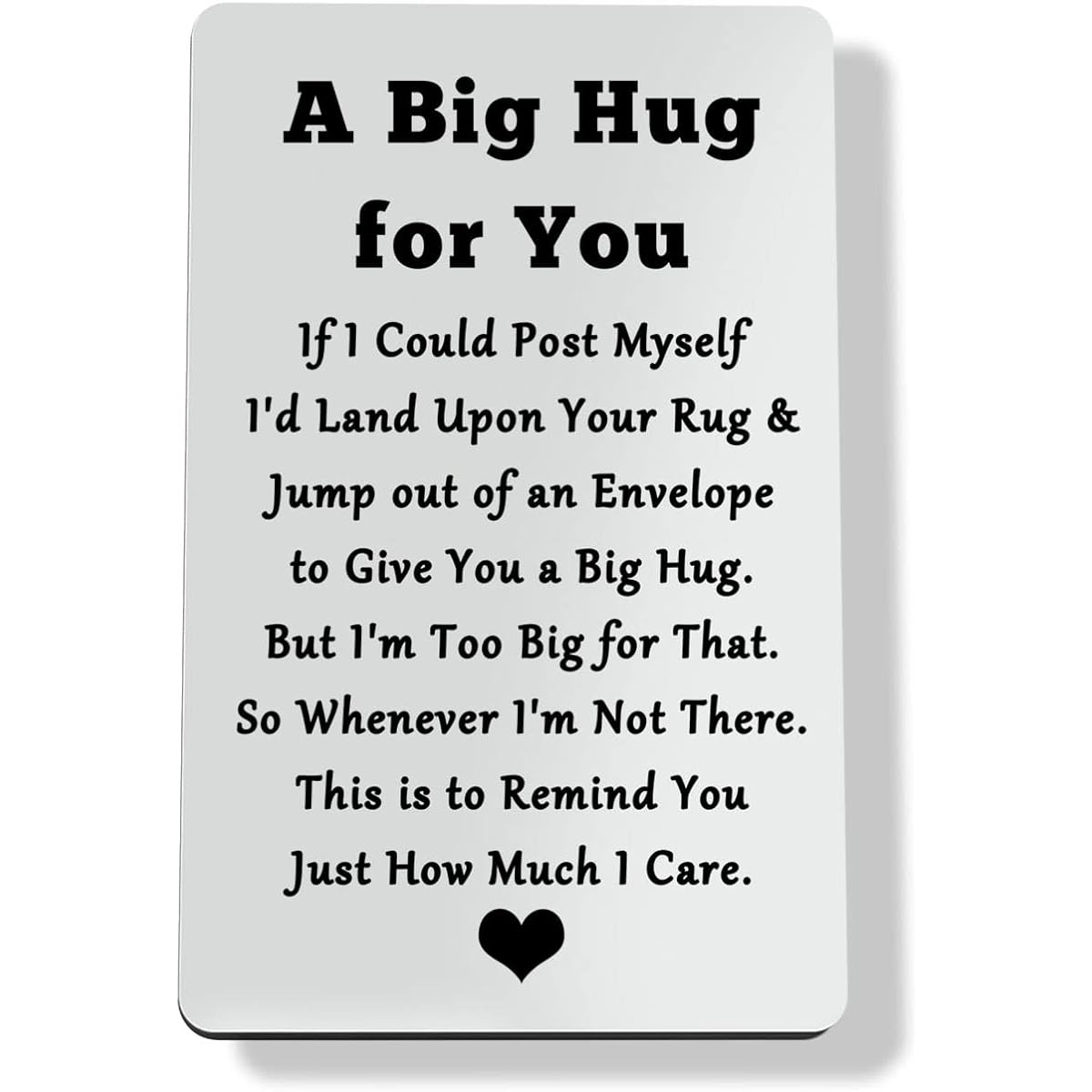 Heigebi Stainless Steel Engraved Wallet Inserts Keepsakes Personalized Wallet Cards for Him Husband Boyfriend Anniversary Husband Memorial Card Wife Engraved Wallet Card Inserts for Men