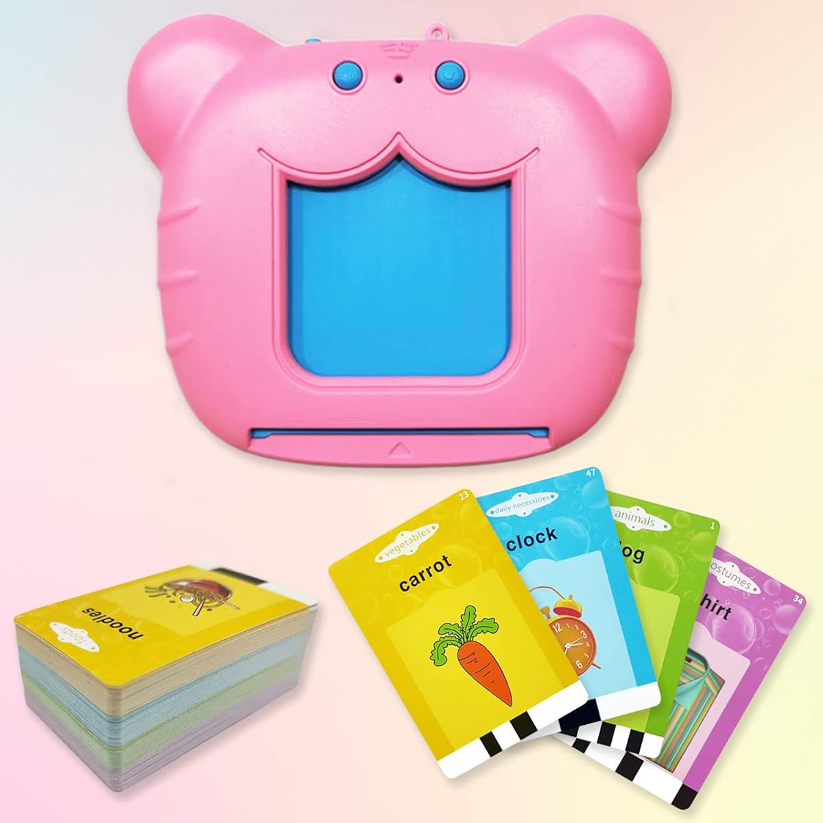 Toddler Learning Toys for 2 3 4 5 6 Boys Girls Birthday Gift 224 Sight Words Talking Flash Cards Autism Learning Toys Games Speech Therapy Interactive Toys with Gift Package