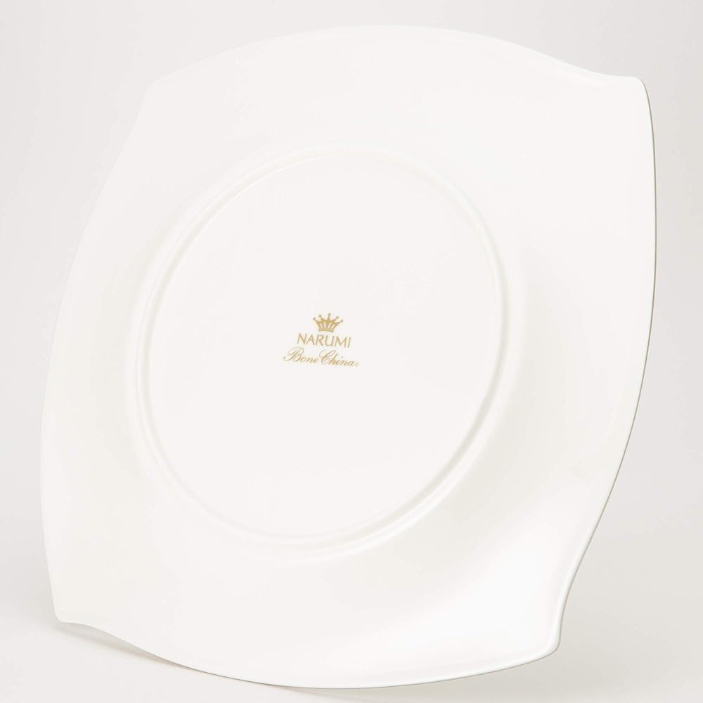NARUMI Plate Forte Platinum 32cm Square Dinner 50554-5240