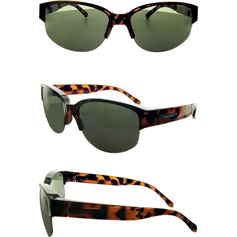 [iZONE] Eye Zone Polarized Sunglasses Over Glasses Foldable Type IDRIVE P4770 Drive Golf Fishing