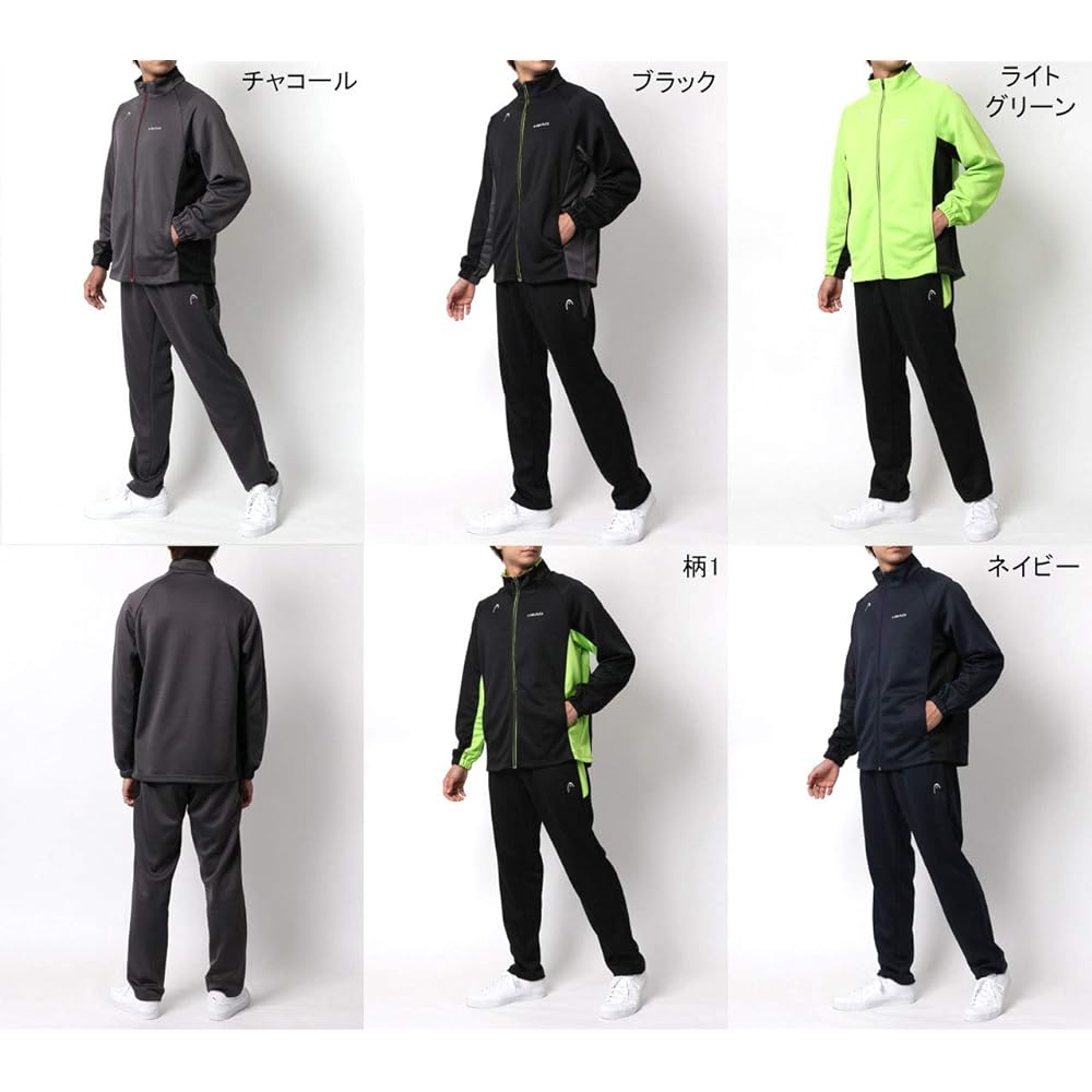 [Head] Jersey Top and Bottom Set Men's Antibacterial and Odor Resistant Long Sleeve Setup Top and Bottom Sports