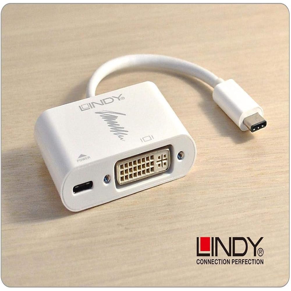 LINDY USB 3.1 TypeC to HDMI conversion adapter cable, Thunderbolt 3 compatible, 0.15m (Model number: 43192)
