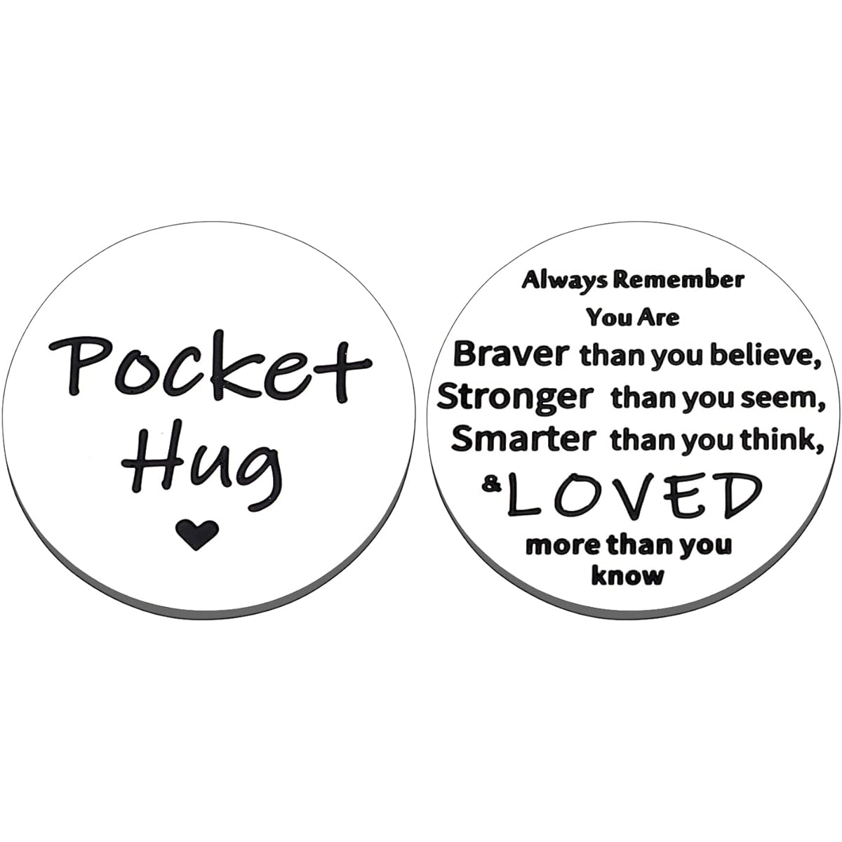 Pocket Hug Token Get Well Soon Cancer Patients Must Have Gifts for Women Men Inspirational Back to School First Semester Gifts for Girls Boys Students Encouragement Long Distance Relationship Gifts