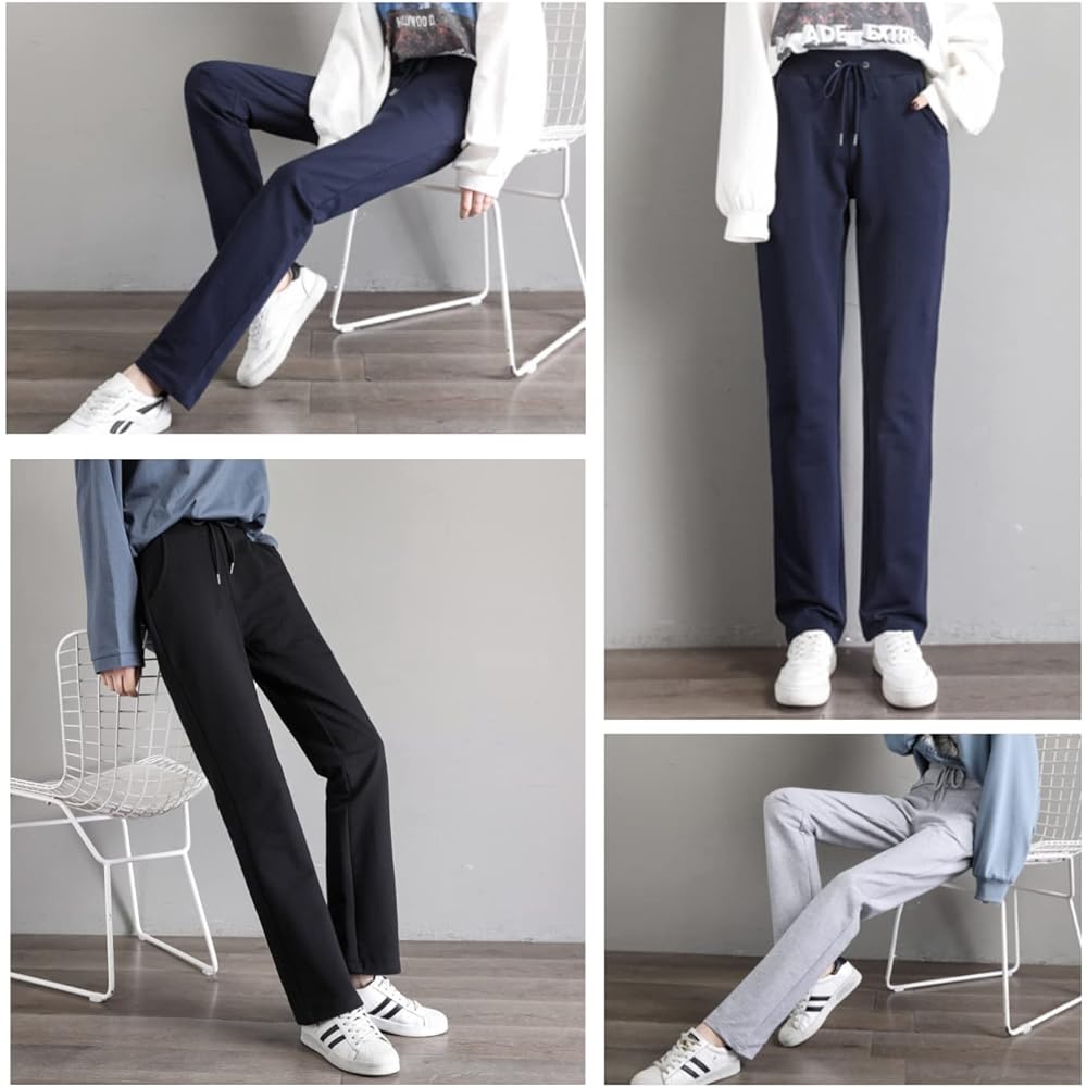 [FARFADET] Long Pants Sportswear Stretch Straight Women's Sweatshirt Training Fitness