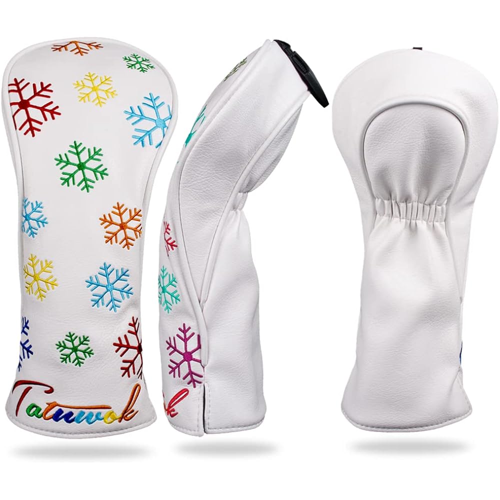 Golf Head Cover for Driver 440cc 460cc Cover Wood Cover Utility UT Cover Waterproof Snowflake