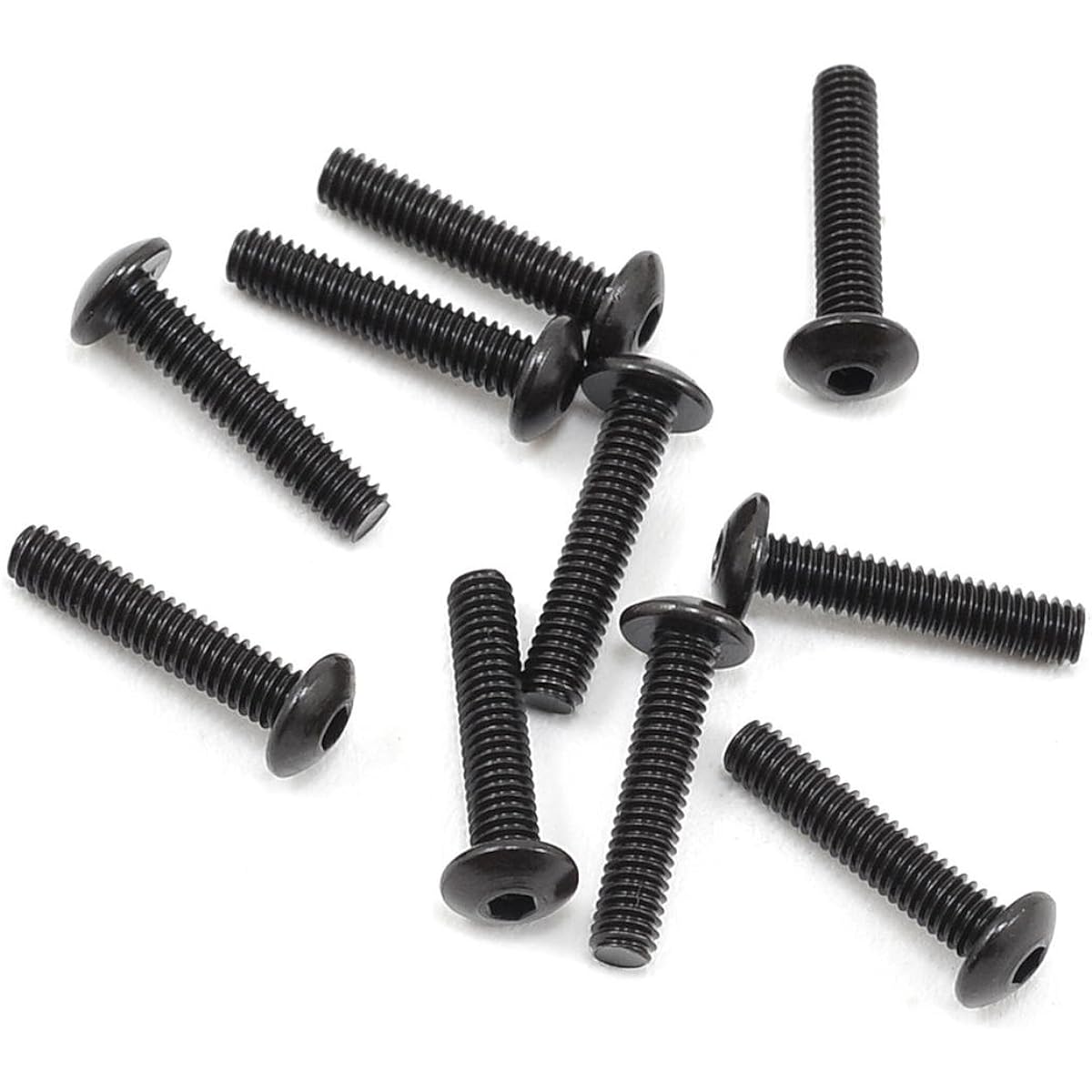 Axial Racing AX31195 M2.6x12mm Hex Socket Button Head (Black) (10pcs)