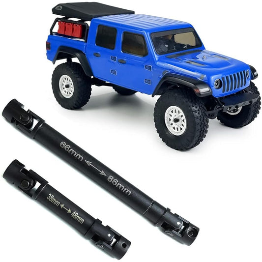 1 Set Steel RC Drive Shaft CVD 38+66mm Transmission Shaft for 1/24th Axial SCX24 AXI00005 Crawler Car