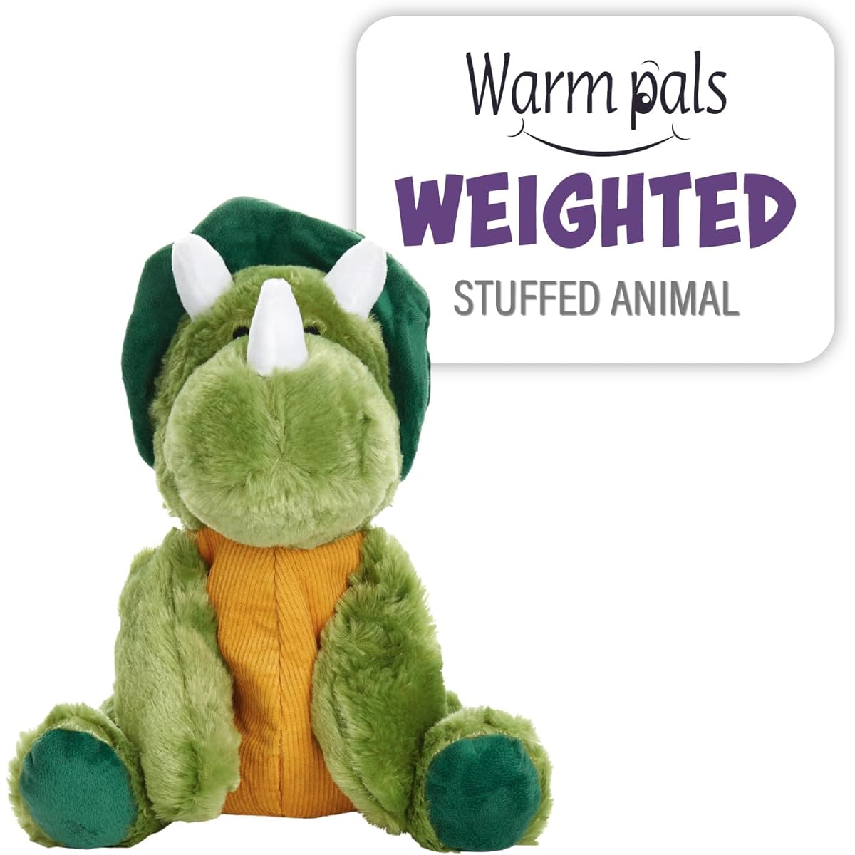 Warm Pals Microwavable Lavender Scented Plush Toy Stuffed Animal - Dino Dinosaur