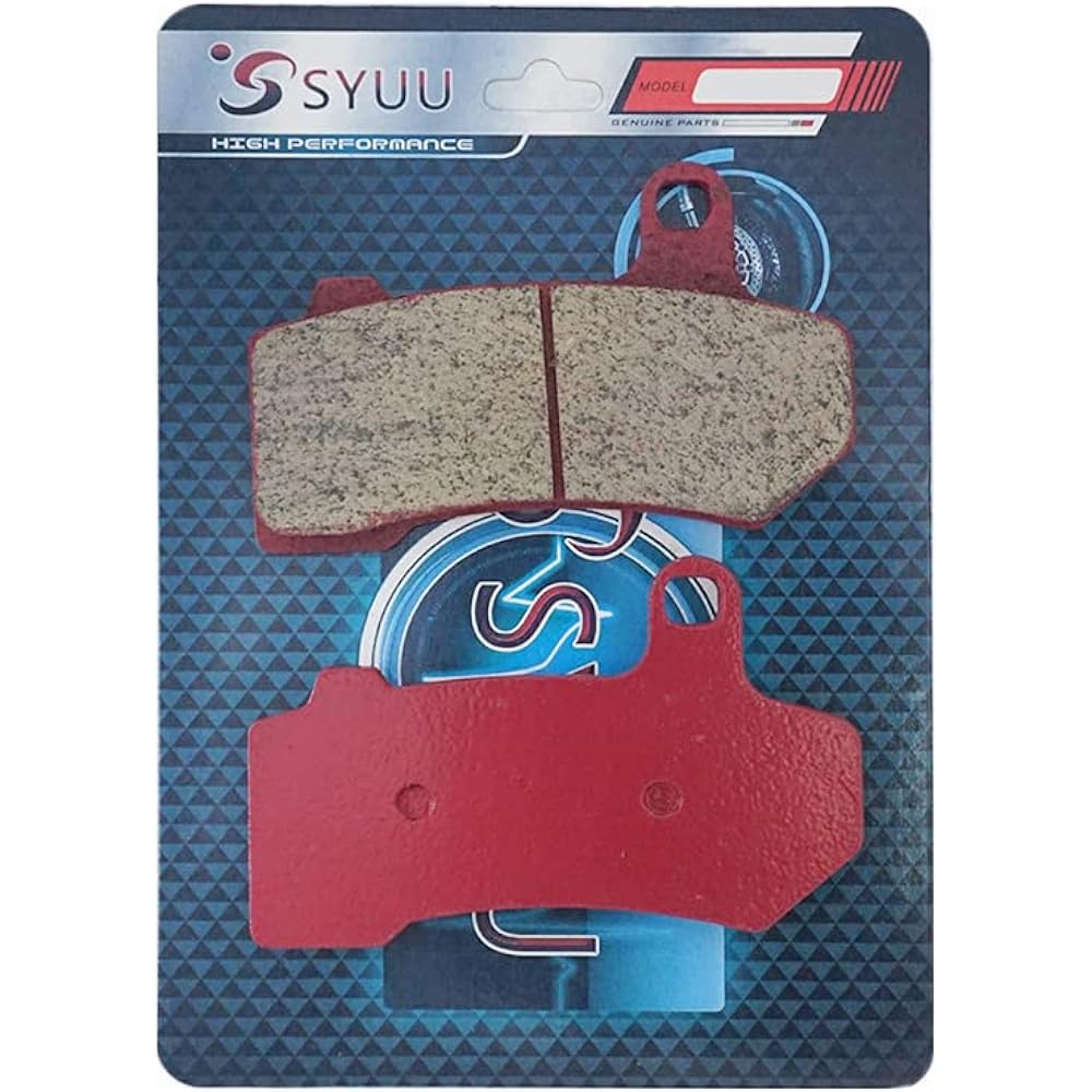 S SYUU Front and Rear Ceramic Brake Pads Compatible with Harley-Davidson Touring FLHXS Street Glide Special FLHTK/FLHTKL Electra Glide Ultra Limited Low 2015 2016 2017 2018 FA409FR