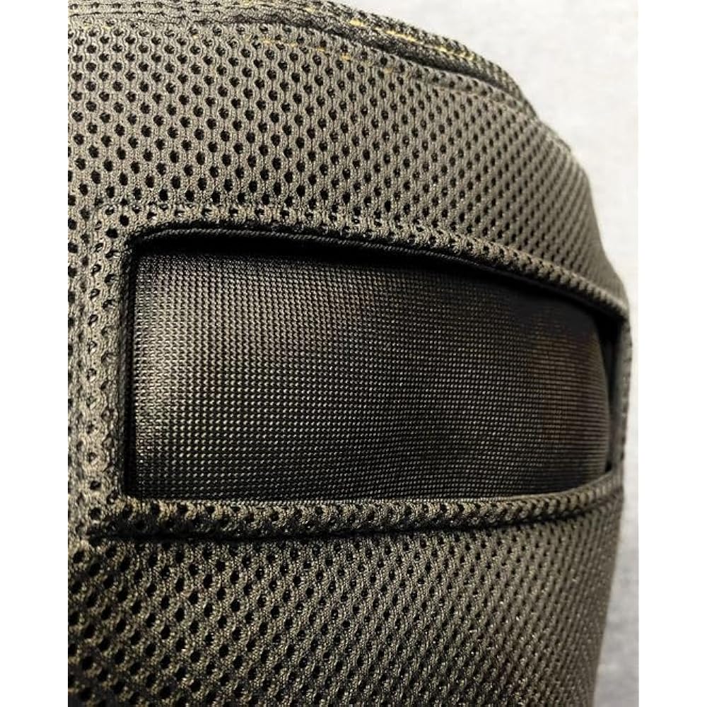 Triple!! 3-layer construction Heat-resistant material & Hard & Hard Next-generation World's first! Sauna Armor Black Komusokun mesh Next-generation 3-layer structure Mesh material Sauna hat Cossack style