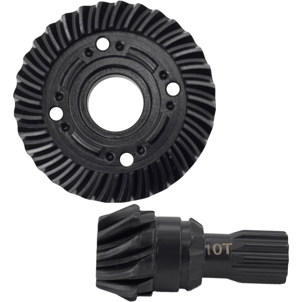 BRKRC Carbon Steel 32/10T Front Rear Differential Gear Set for 1:5 Maxx 6S / X Maxx 8S / XRT 1/6 8S Monster 4WD Truck Upgrade (Rear Pinion Gear + Diff Ring)
