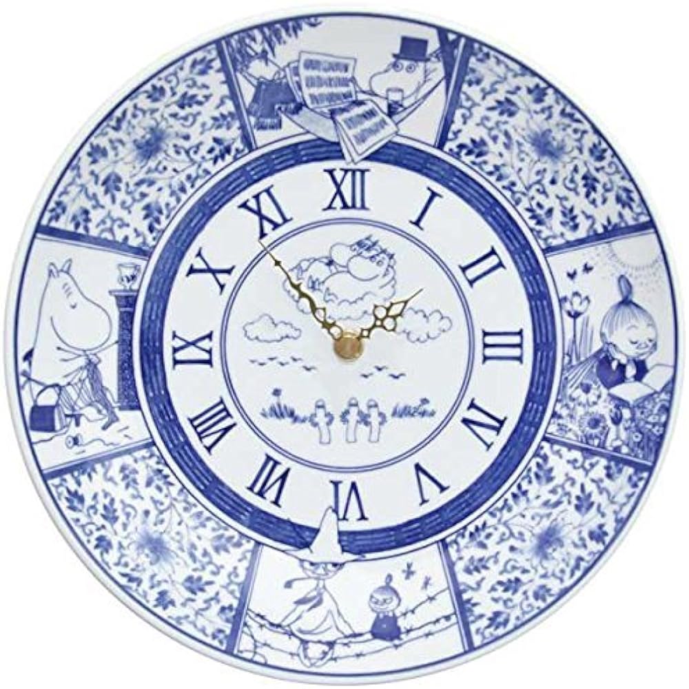 moomin × amabro SOMETSUKE CLOCK TIME GOES ON Amabro SOMETSUKE CLOCK [Blue]