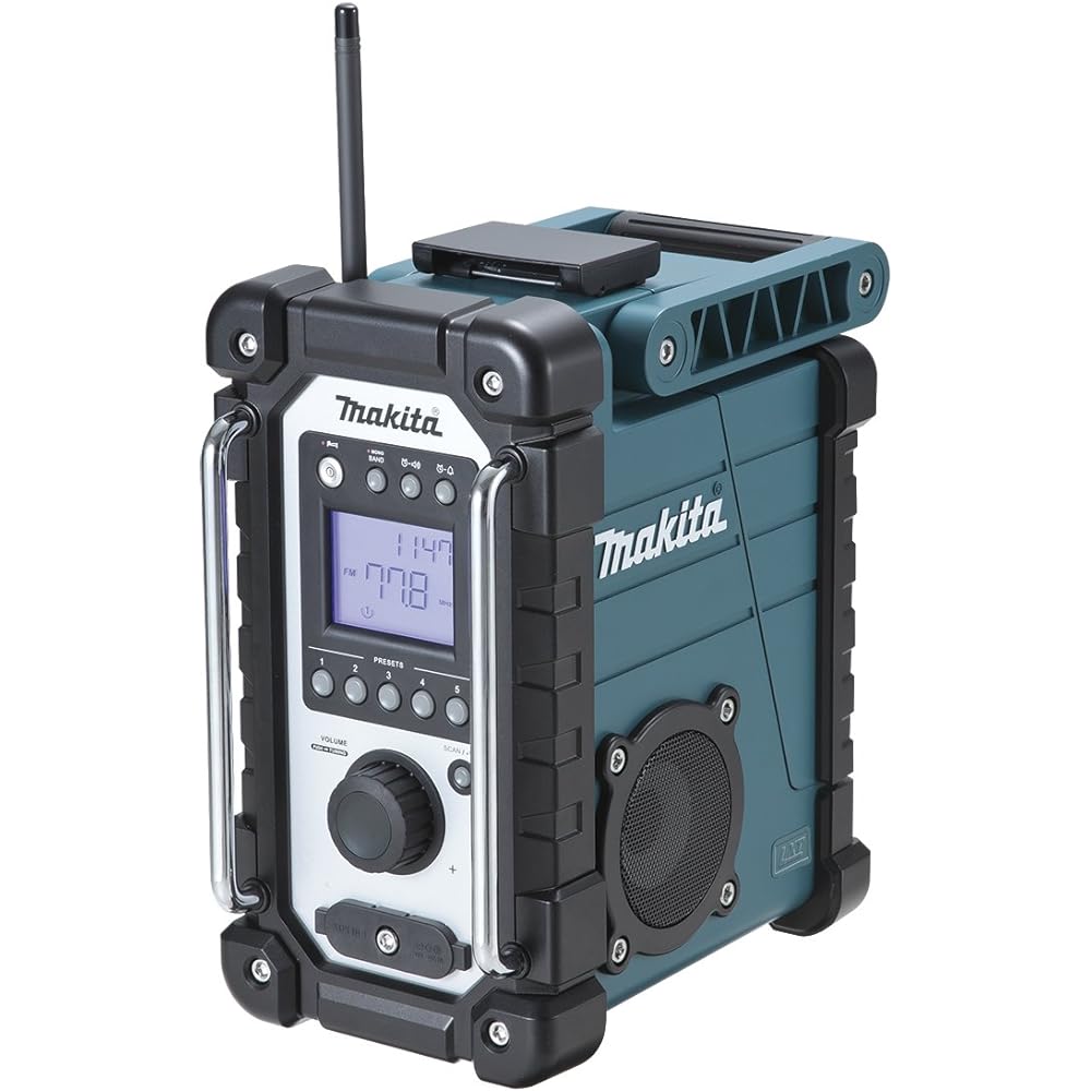 Makita Rechargeable Radio MR107 Battery and Charger Sold Separately