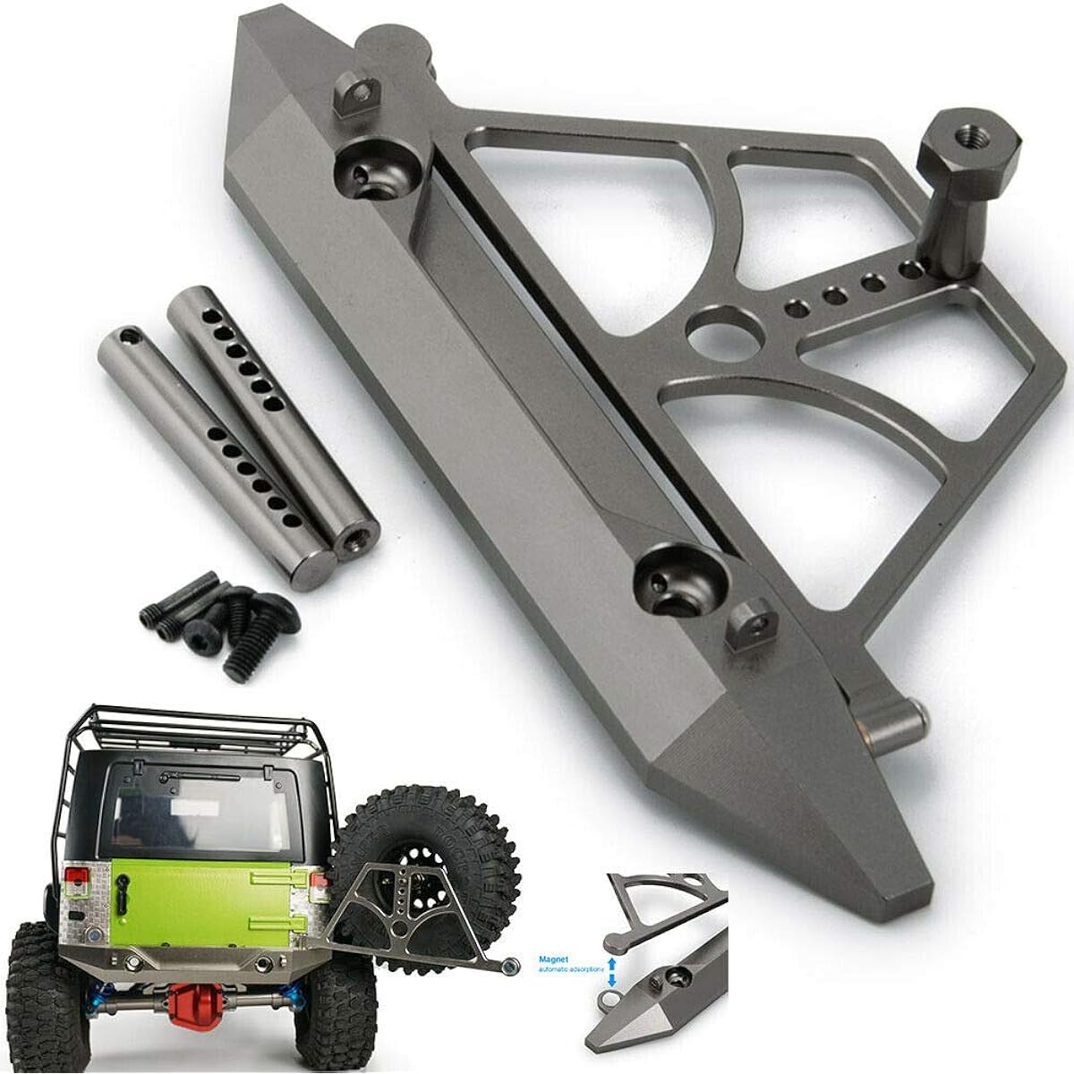 Rear Bumper for 1/10 RC Axial SCX10 & SCX10 II 90046 90047 Crawler Car