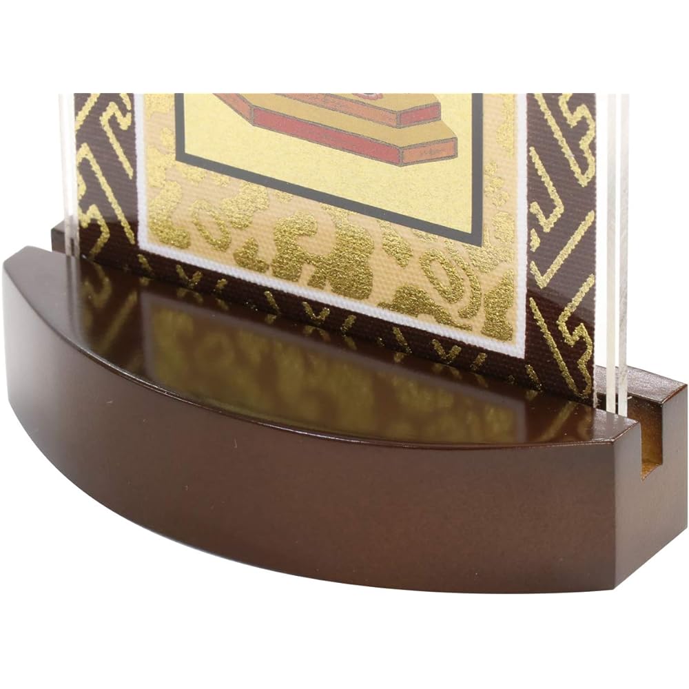 Tiara [Small] Brown Stand Hanging Scroll for Buddhist Altar Modern Hanging Scroll Stand Height 20cm Principal Image Jodo Shinshu Otani School (East)