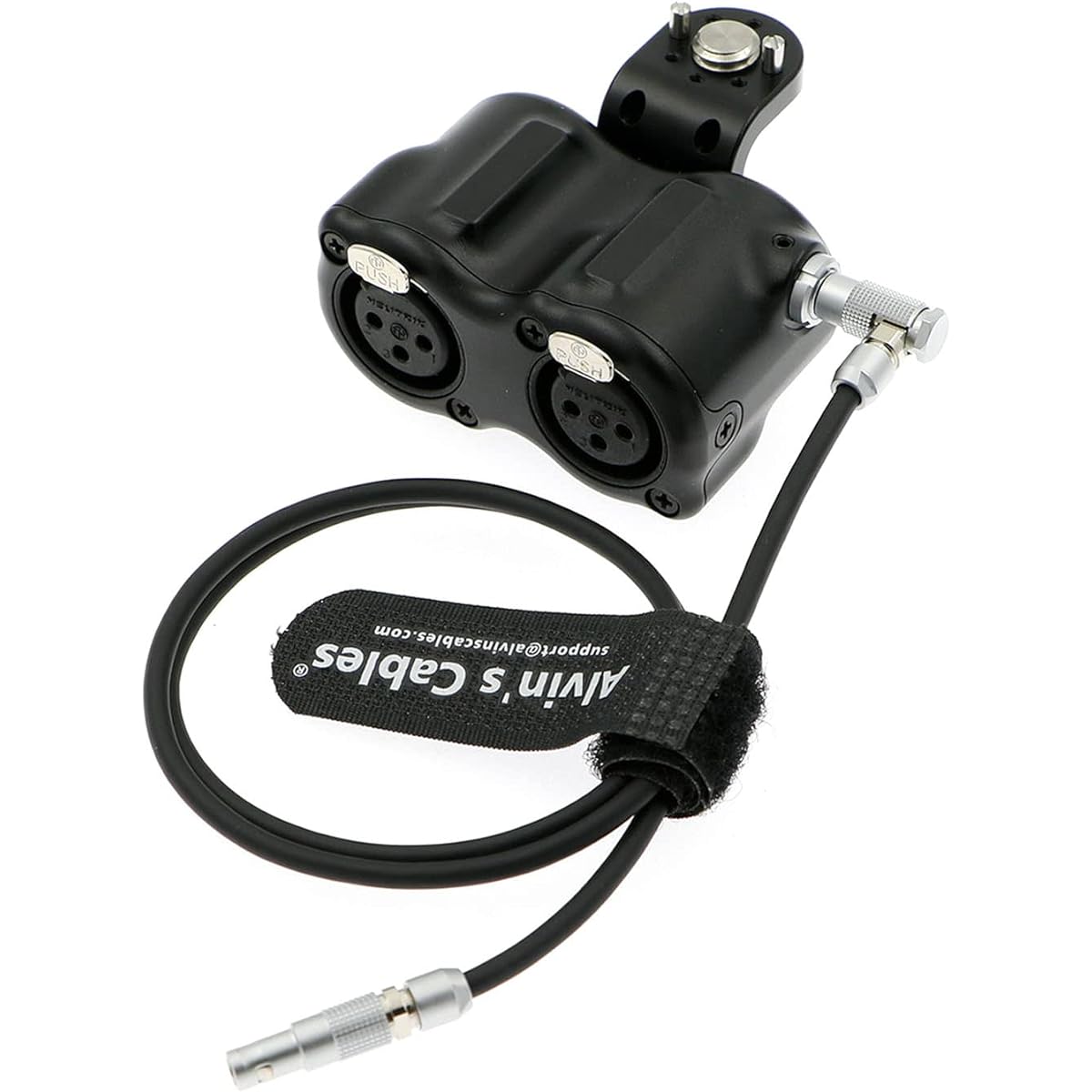 Alvin's Cables RED DSMC3 5 Pin to Dual XLR Adapter for RED V-Raptor| ARRI Alexa| Z-CAM-E2 Camera 5 Pin Male to XLR 3 Pin Female Audio Breakout Box