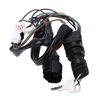 37110 93J01, Ignition Key Switch Assembly High Performance Wear Resistant OE Standard with 2 Keys for Outboard Motors