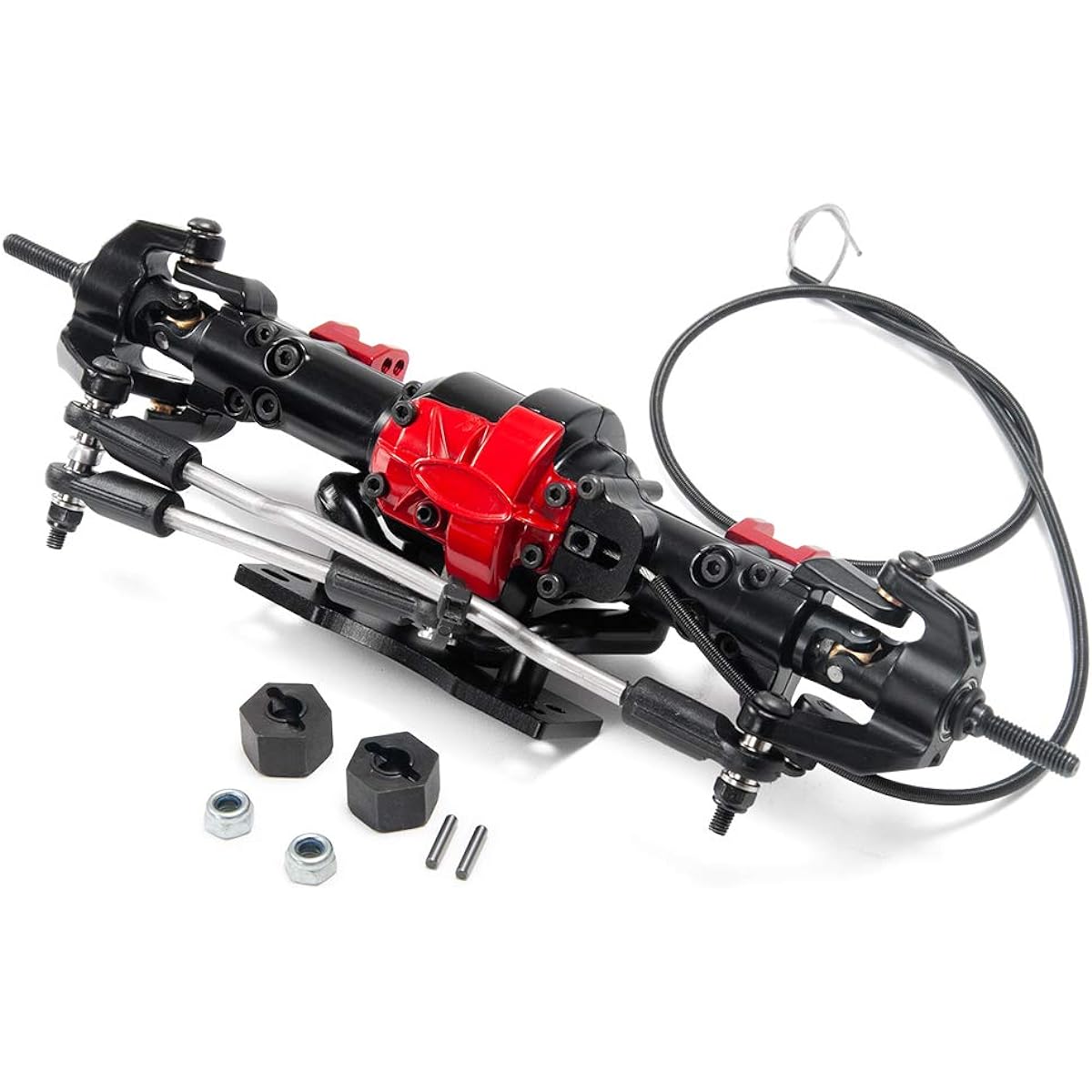 RC Car Rock Crawler 1/10 Aluminum Front and Rear Axle with Lock AXLE AND BACK AXLE FOR D90 (Front)