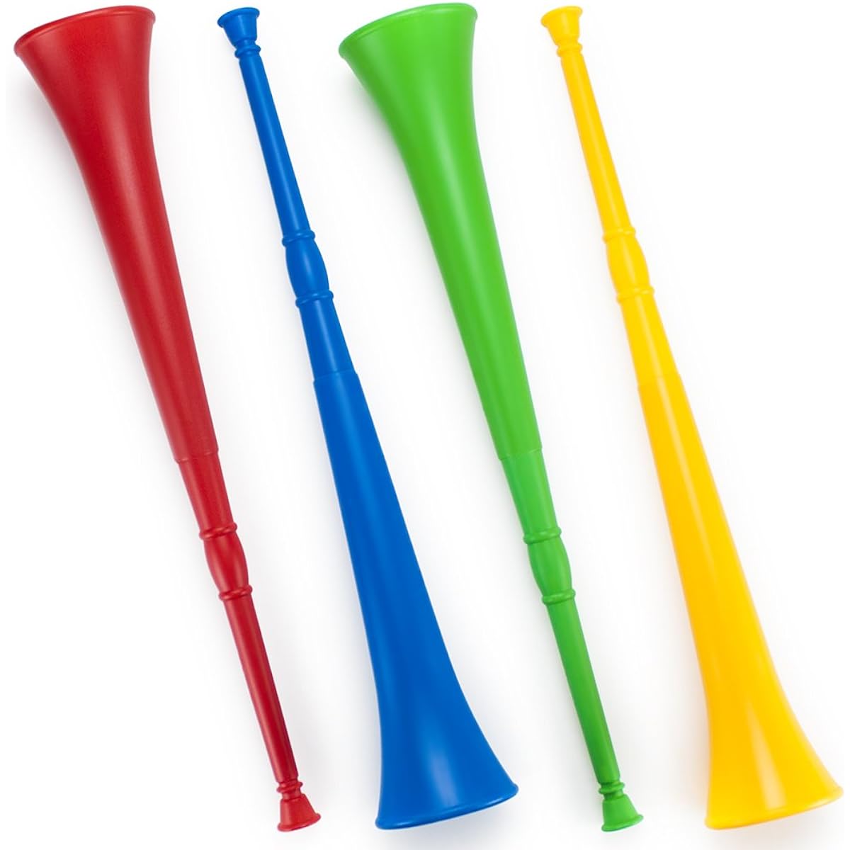Vuvuzela Plastic Stadium Horn, 26" Foldable Air Horn, Party Supplies, Favors, Accessories, Noise Maker for Sporting Events, Graduations, Games