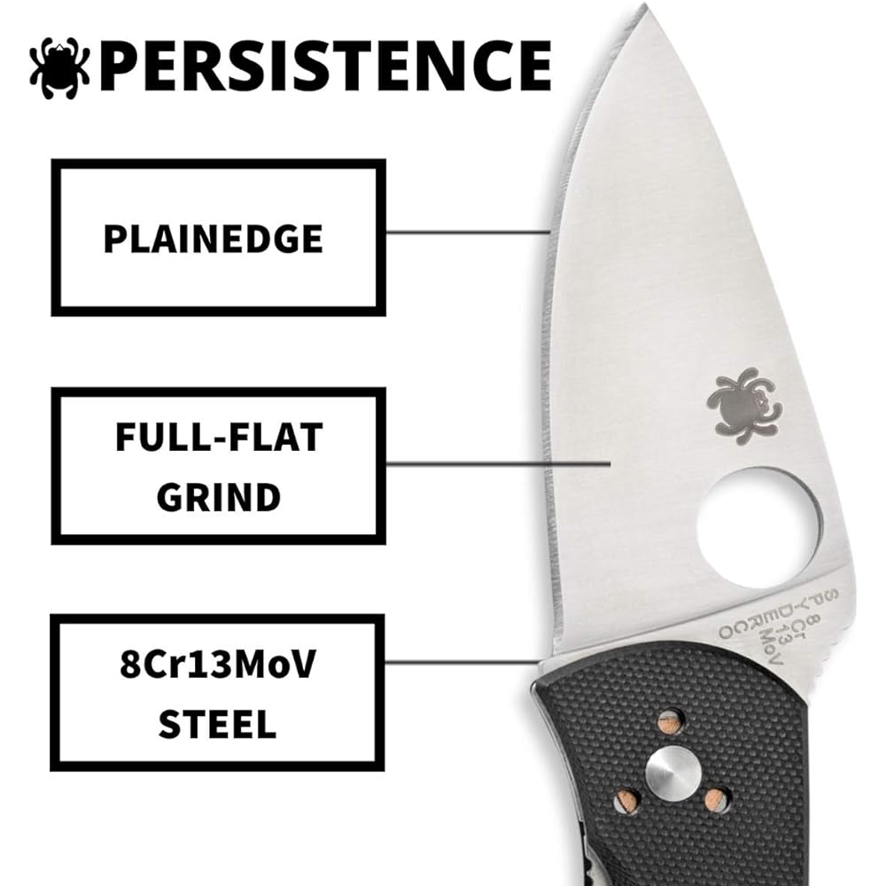 Spyderco Persistence G-10 Plain Edge Knife