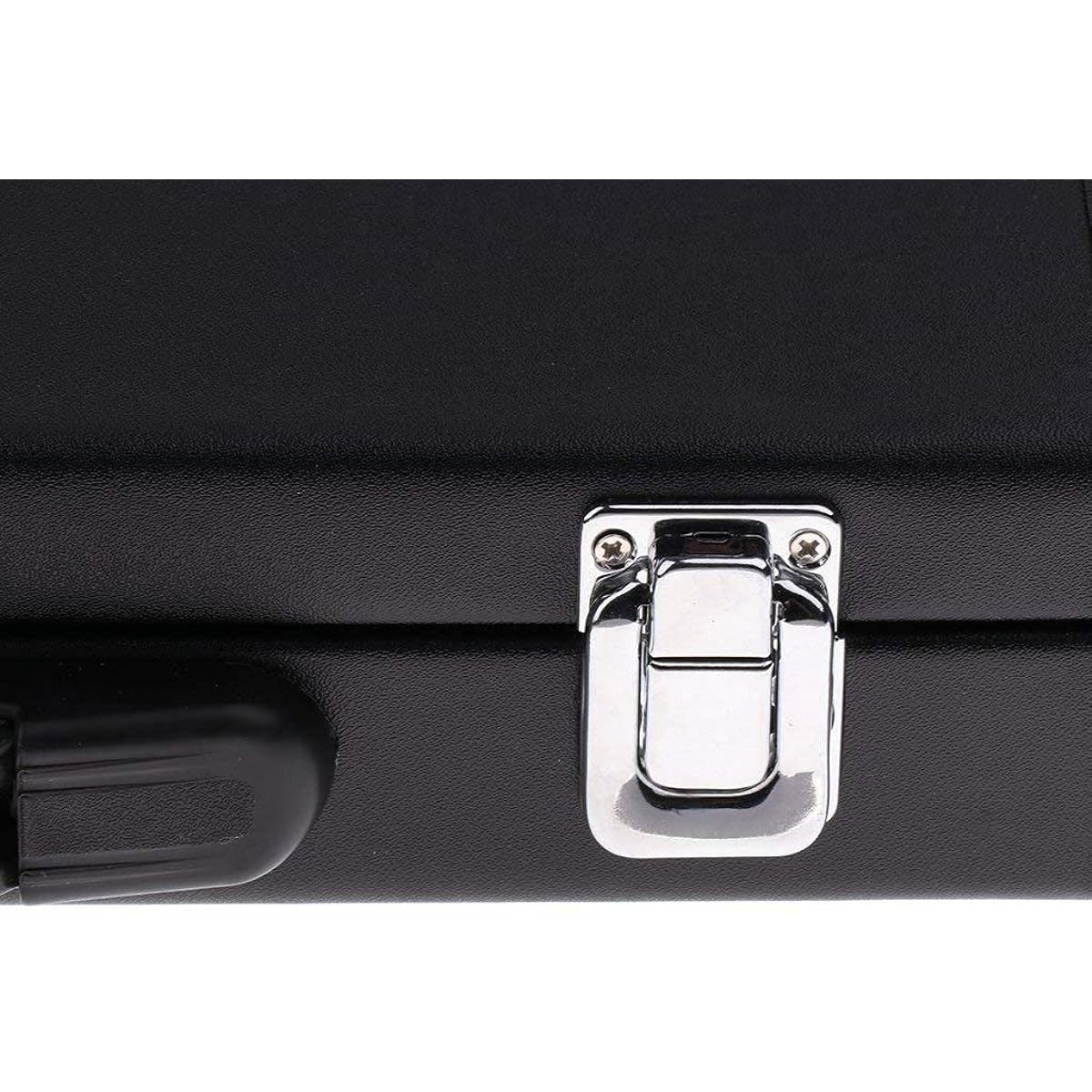 Jiayouy Lightweight Flute Hard Case Cover 17 Holes Flute Box with Lock Latch and Plush Lining for Flute Player Musician Gift