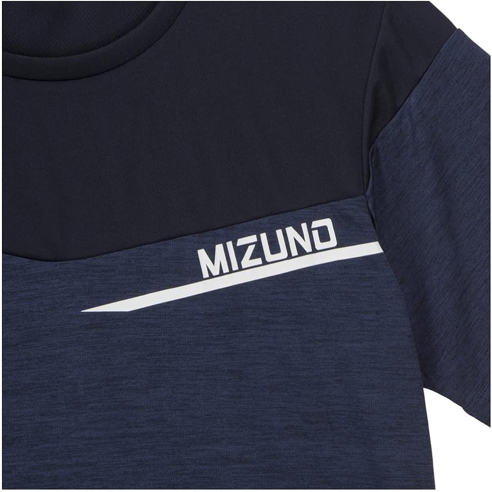 [Mizuno] Training Wear, Short Sleeve T-Shirt, Sweat Absorbent, Quick Drying, Antibacterial, Odor Resistant, Stain Resistant, UPF15 K2JAA114 Men's