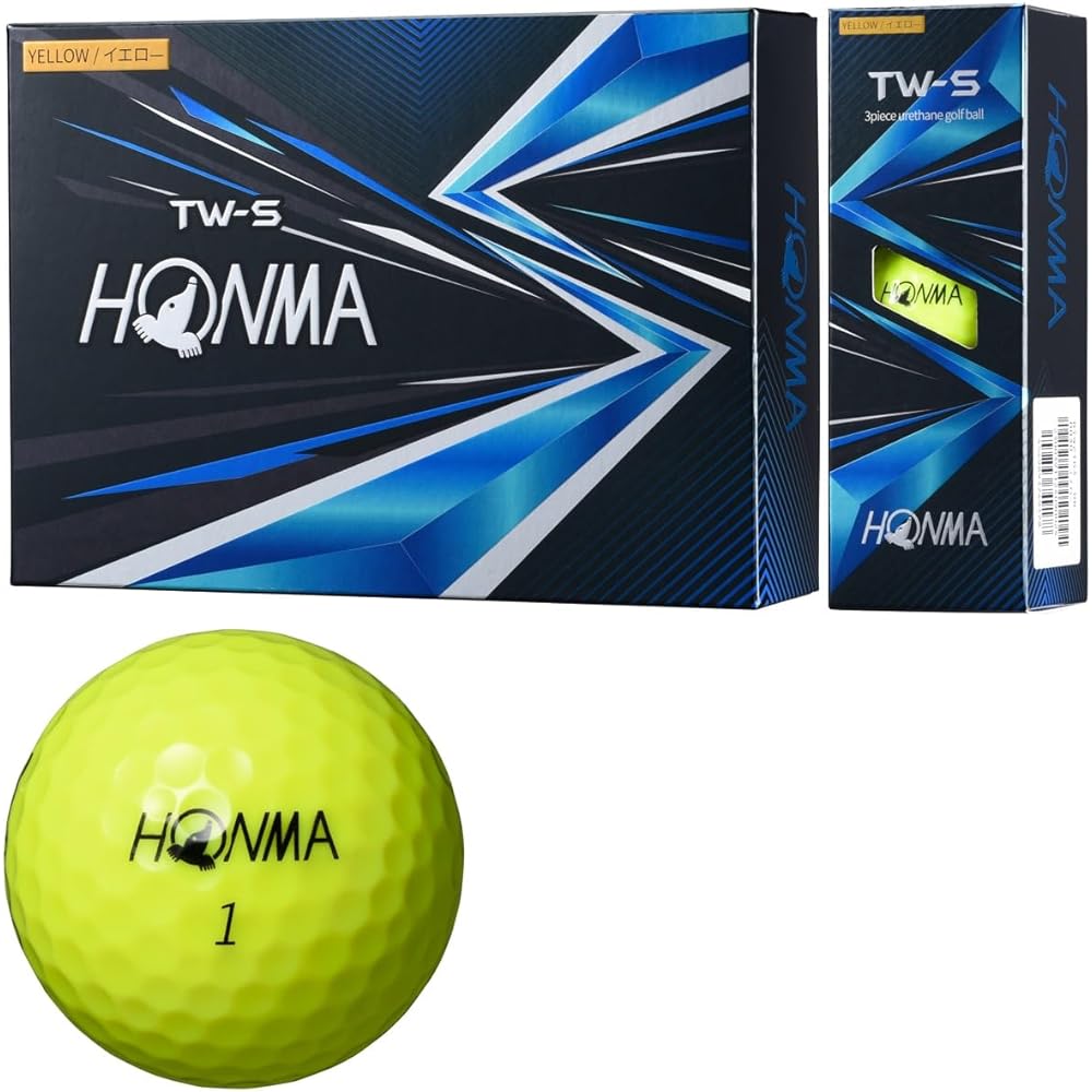 Honma Golf HONMA Ball TW-S Ball 2021 Model 5 Dozen Set 5 Dozen (60 Pieces)