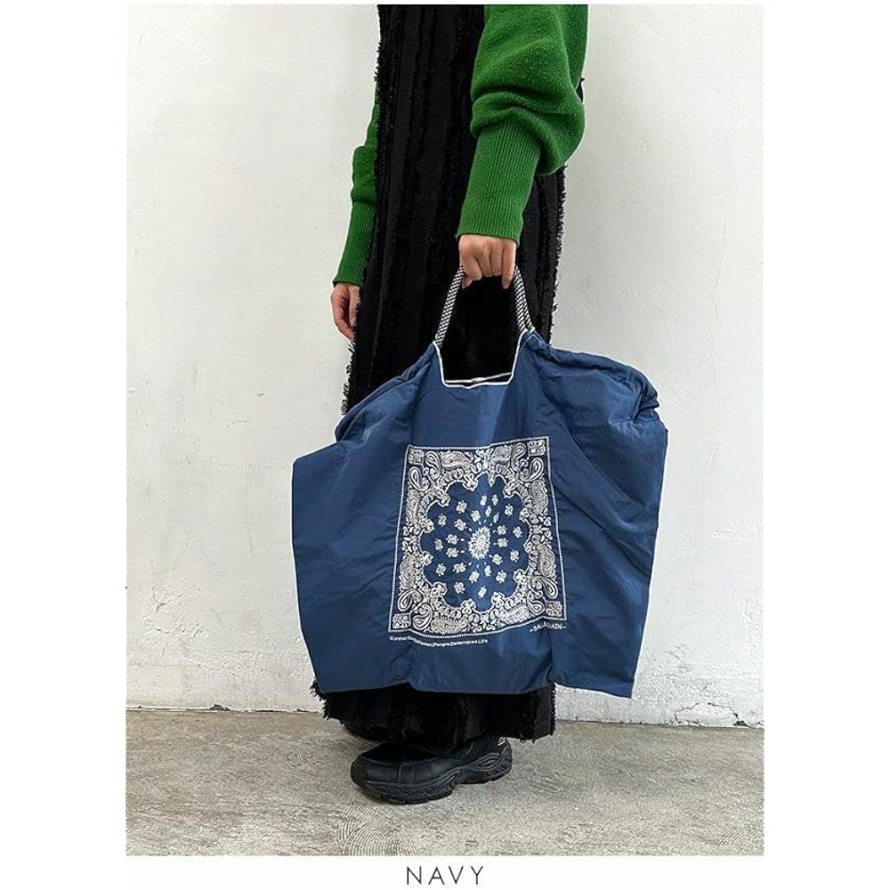 Ball & Chain BLUE LABEL Shopping Bag BANDANA L size 301108