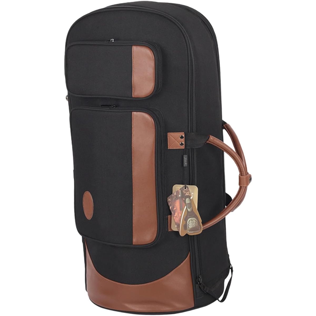 T Tooyful Oxford Cloth Euphonium Case Tenor Bag Professional Portable Baritone Box with Zipper for Home Outdoor Concert Travel