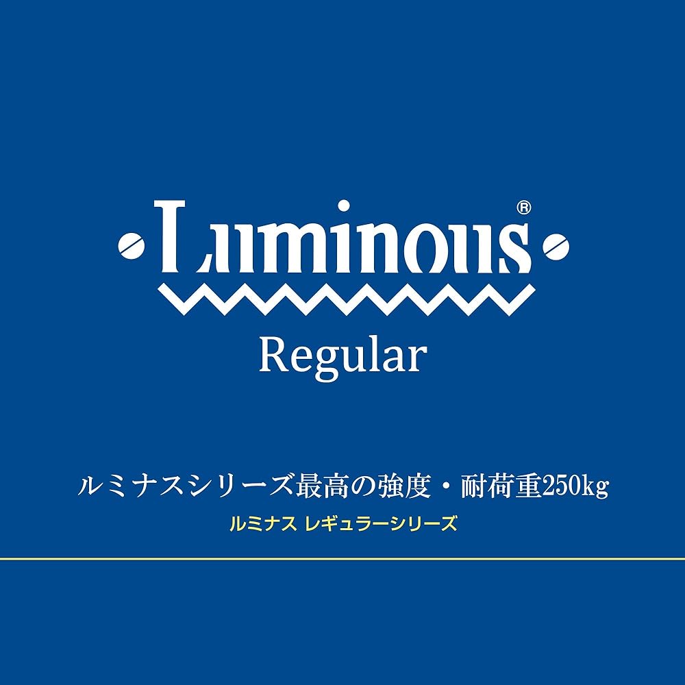 Doshisha Luminous Regular Rack, Steel Rack, Storage Shelf, Width 45, 4 Tiers, Gap Storage, Rust Proof, Commercial Use, Load Capacity 250kg (per shelf board), Includes Casters, Abundant Custom Parts, Pole Diameter 25mm, Width 46 x Depth 46 x Height 155cm